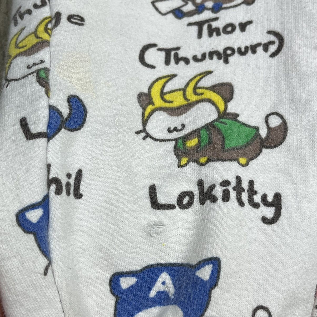 Vintage MARVEL CUTTIE CATS Y2K HOODIE - № 1136 Size US L / EU 52-54 / 3 - 8 Thumbnail