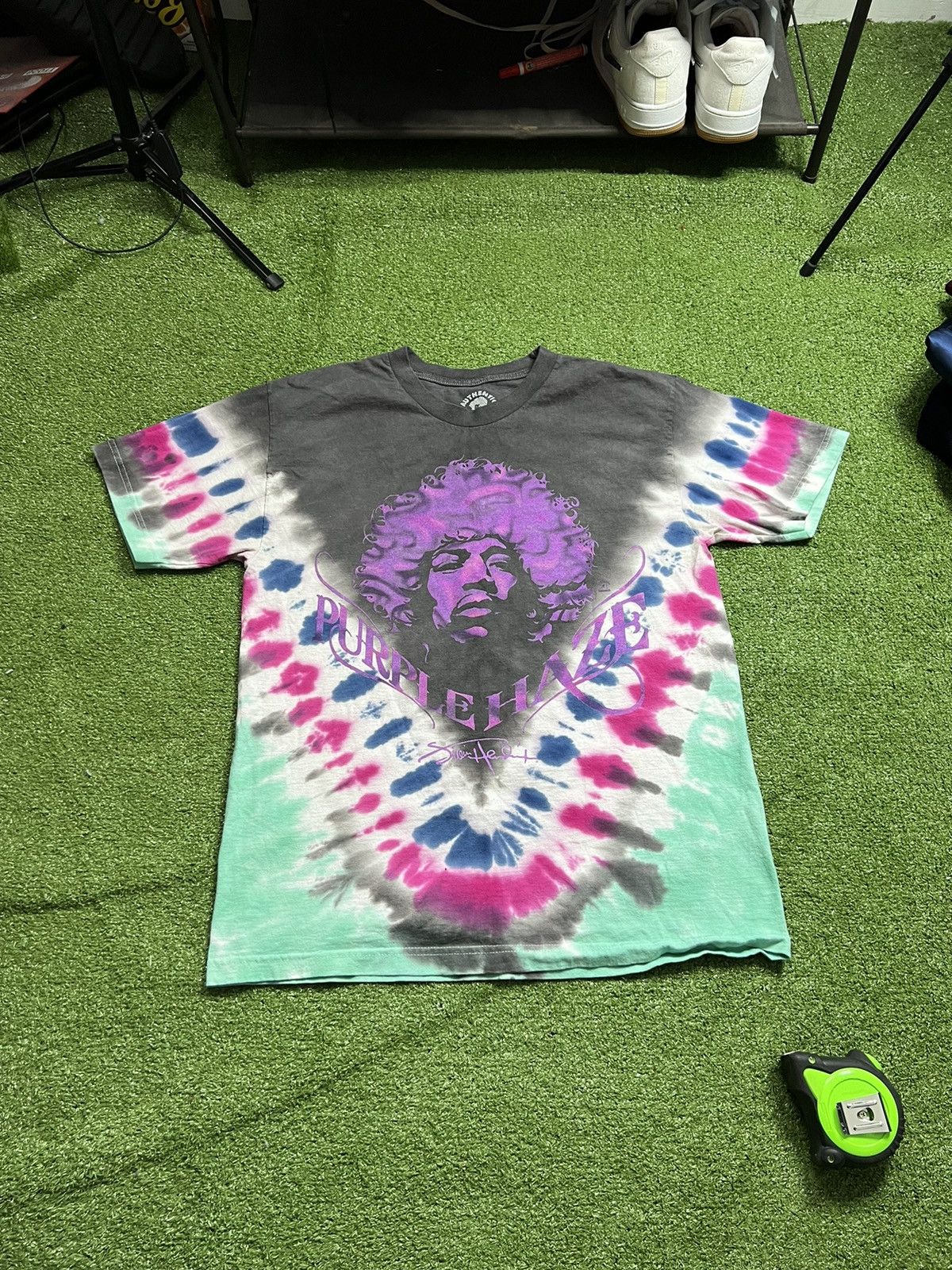 jimi hendrix purple haze tie dye shirt