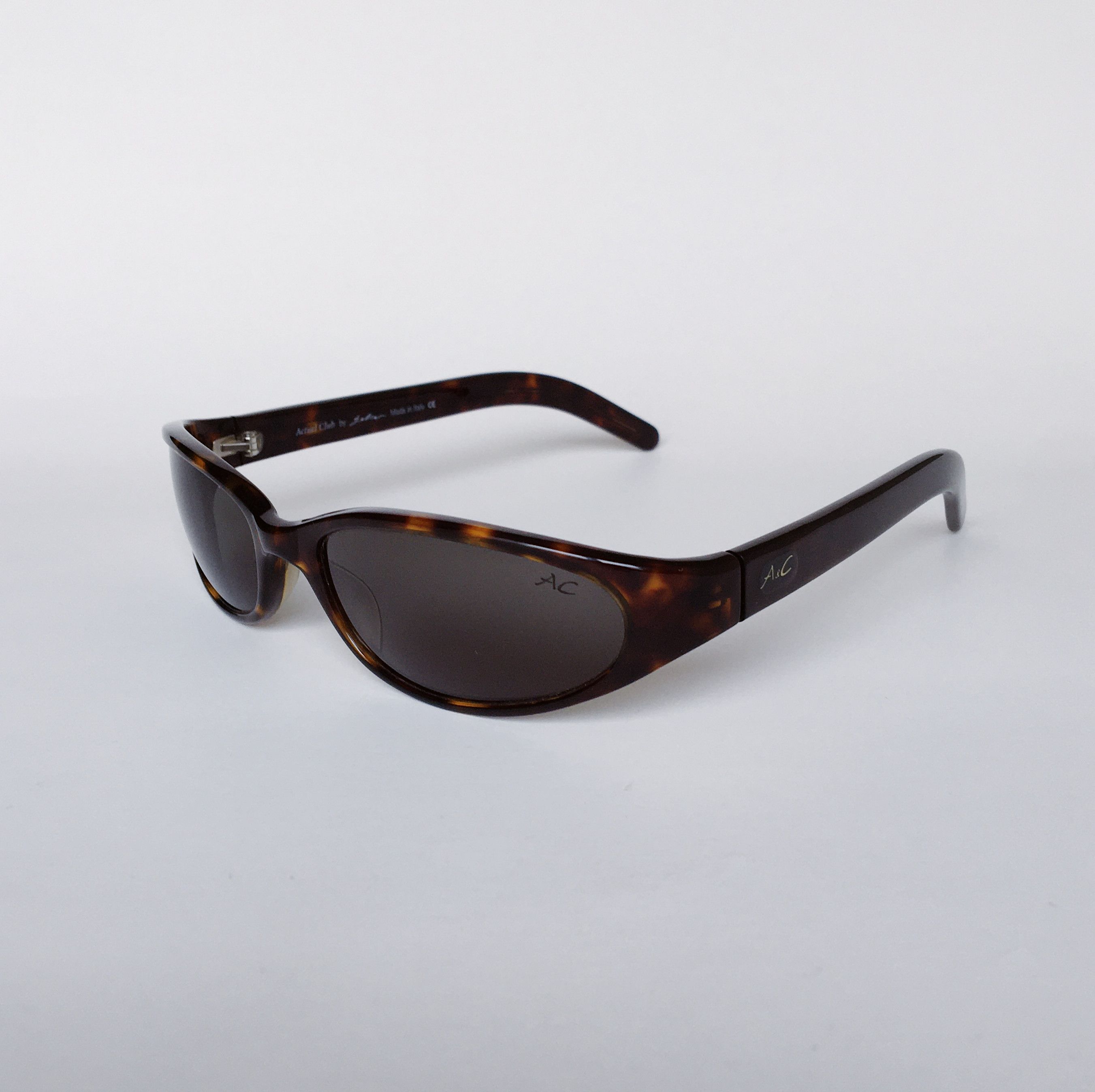 Vintage A&C by Golce Vintage Sports Sunglasses Tortoise Frame 00s Size ONE SIZE - 2 Thumbnail
