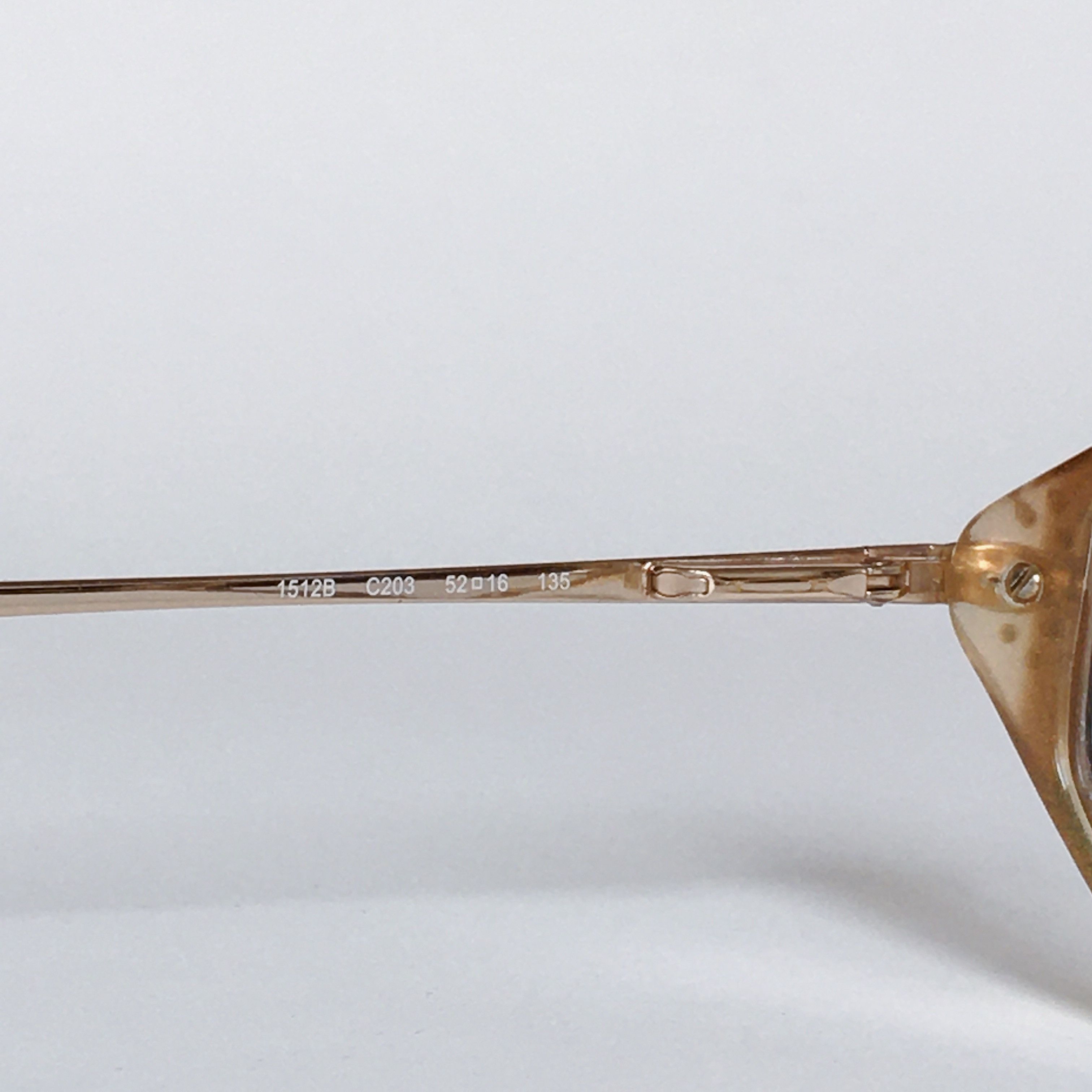 Vintage Sferoflex Vintage Cat-eye Glasses Beige Brown Frame 80s NOS Size ONE SIZE - 7 Thumbnail
