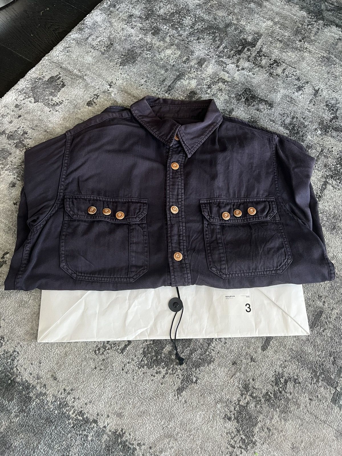 Visvim 16AW Black Elk Shirt (Satin) Size US L / EU 52-54 / 3 - 5 Thumbnail