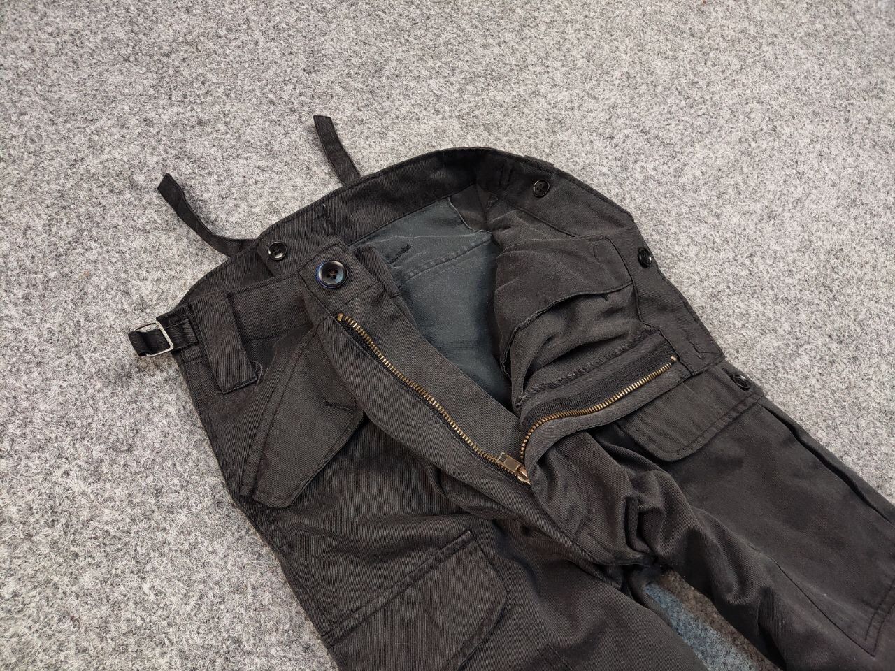 Japanese Brand Vintage 90's Cargo Dark Pants Travis Scott Japan Zip Pocket Size US 36 / EU 52 - 11 Thumbnail