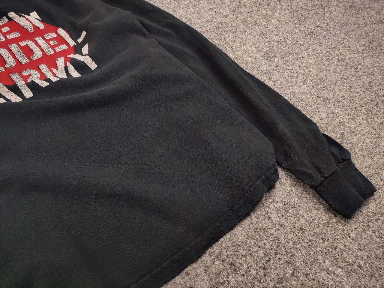 Band Tees Vintage 90's New Model Army Distressed Long Sleeve Shirts Size US XL / EU 56 / 4 - 11 Thumbnail
