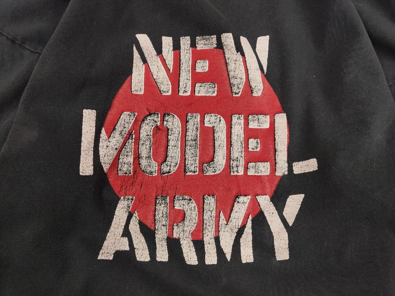 Band Tees Vintage 90's New Model Army Distressed Long Sleeve Shirts Size US XL / EU 56 / 4 - 12 Thumbnail