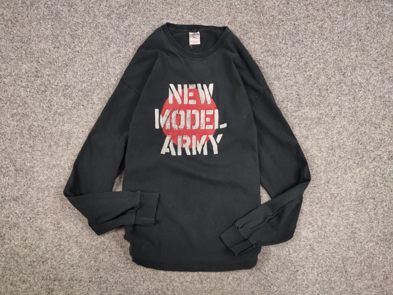 Band Tees Vintage 90's New Model Army Distressed Long Sleeve Shirts Size US XL / EU 56 / 4 - 14 Thumbnail