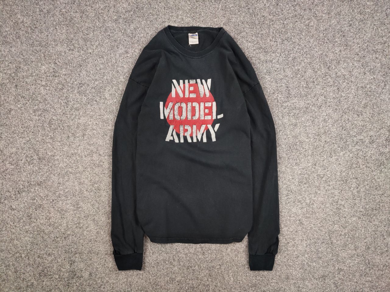Band Tees Vintage 90's New Model Army Distressed Long Sleeve Shirts Size US XL / EU 56 / 4 - 1 Thumbnail