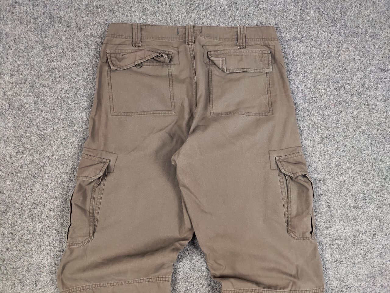 Japanese Brand Vintage Cargo Pants Travis Scott Japan Zip Pocket Olive Size US 34 / EU 50 - 16 Thumbnail