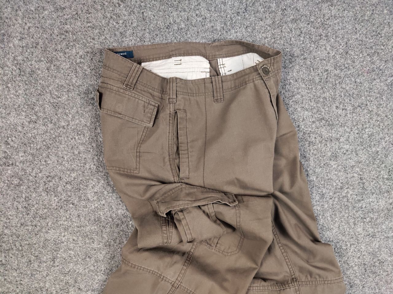 Japanese Brand Vintage Cargo Pants Travis Scott Japan Zip Pocket Olive Size US 34 / EU 50 - 18 Thumbnail