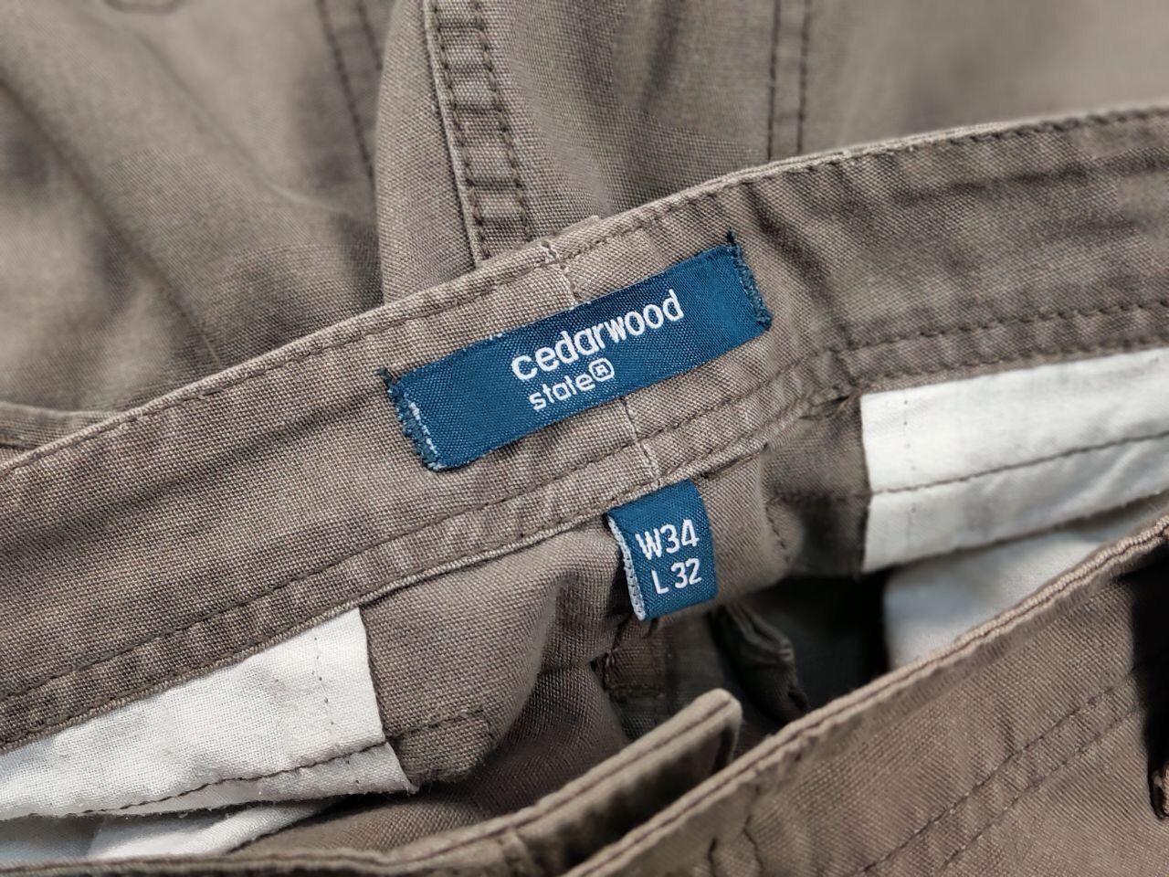 Japanese Brand Vintage Cargo Pants Travis Scott Japan Zip Pocket Olive Size US 34 / EU 50 - 19 Thumbnail