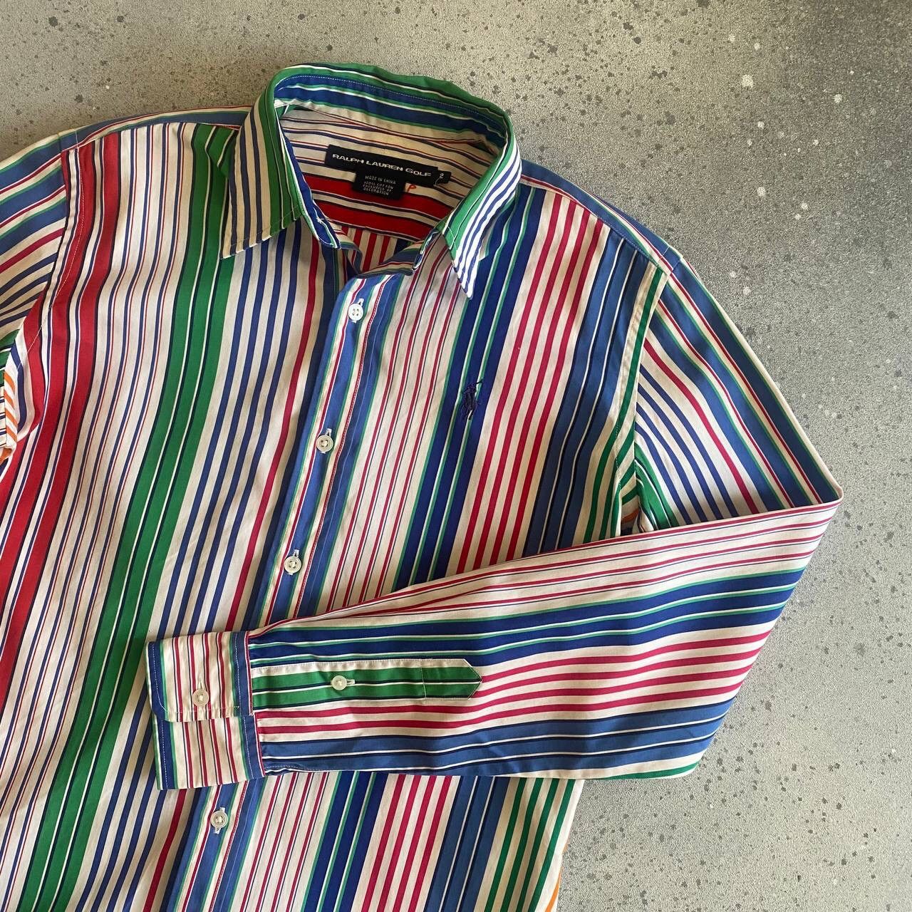 Polo Ralph Lauren × RLX Ralph Lauren × Vintage Ralph Lauren Golf Multicolour Vintage Button Up Shirt Size M / US 6-8 / IT 42-44 - 2 Thumbnail