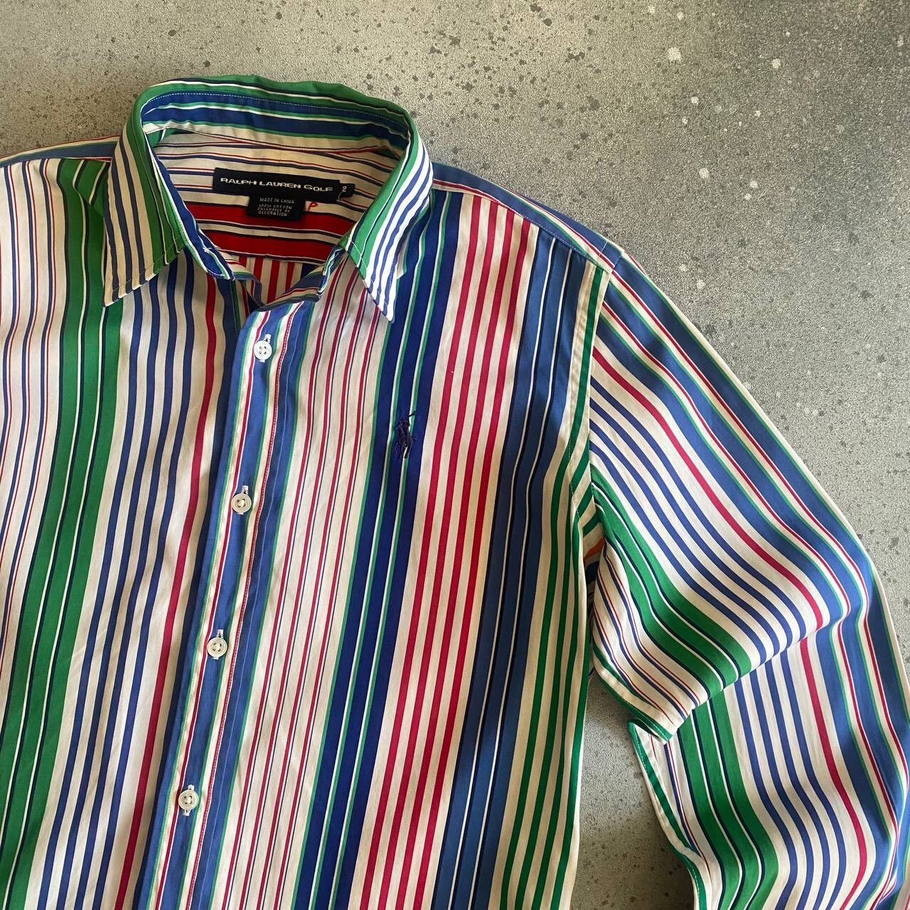 Polo Ralph Lauren × RLX Ralph Lauren × Vintage Ralph Lauren Golf Multicolour Vintage Button Up Shirt Size M / US 6-8 / IT 42-44 - 4 Thumbnail