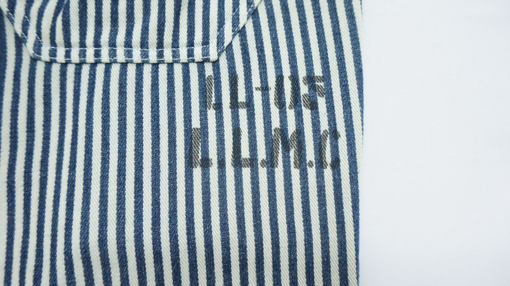 Japanese Brand LADY LUCK Japan Striped Women's Lightweight Denim Size US 31 - 16 Thumbnail