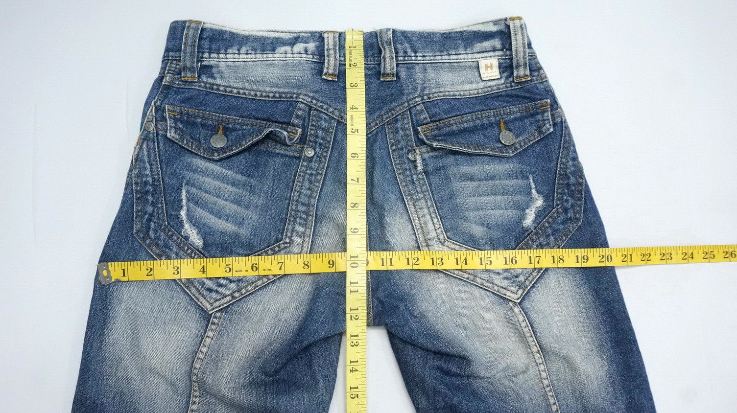 HIDEAWAYS Japan HIDEAWAYS NICOLE Short Rise Jeans Size US 30 / EU 46 - 11 Thumbnail