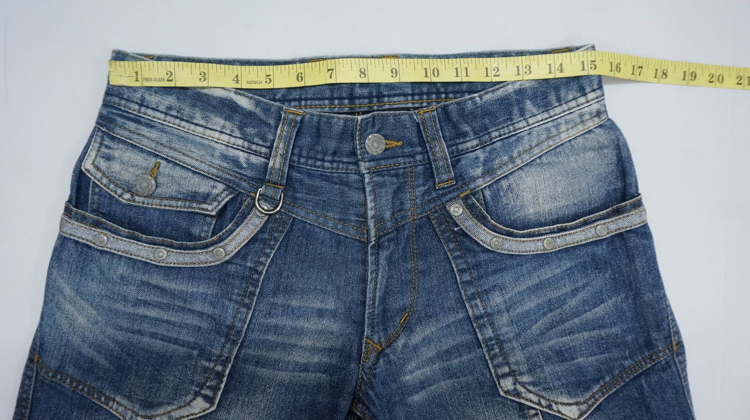 HIDEAWAYS Japan HIDEAWAYS NICOLE Short Rise Jeans Size US 30 / EU 46 - 7 Thumbnail