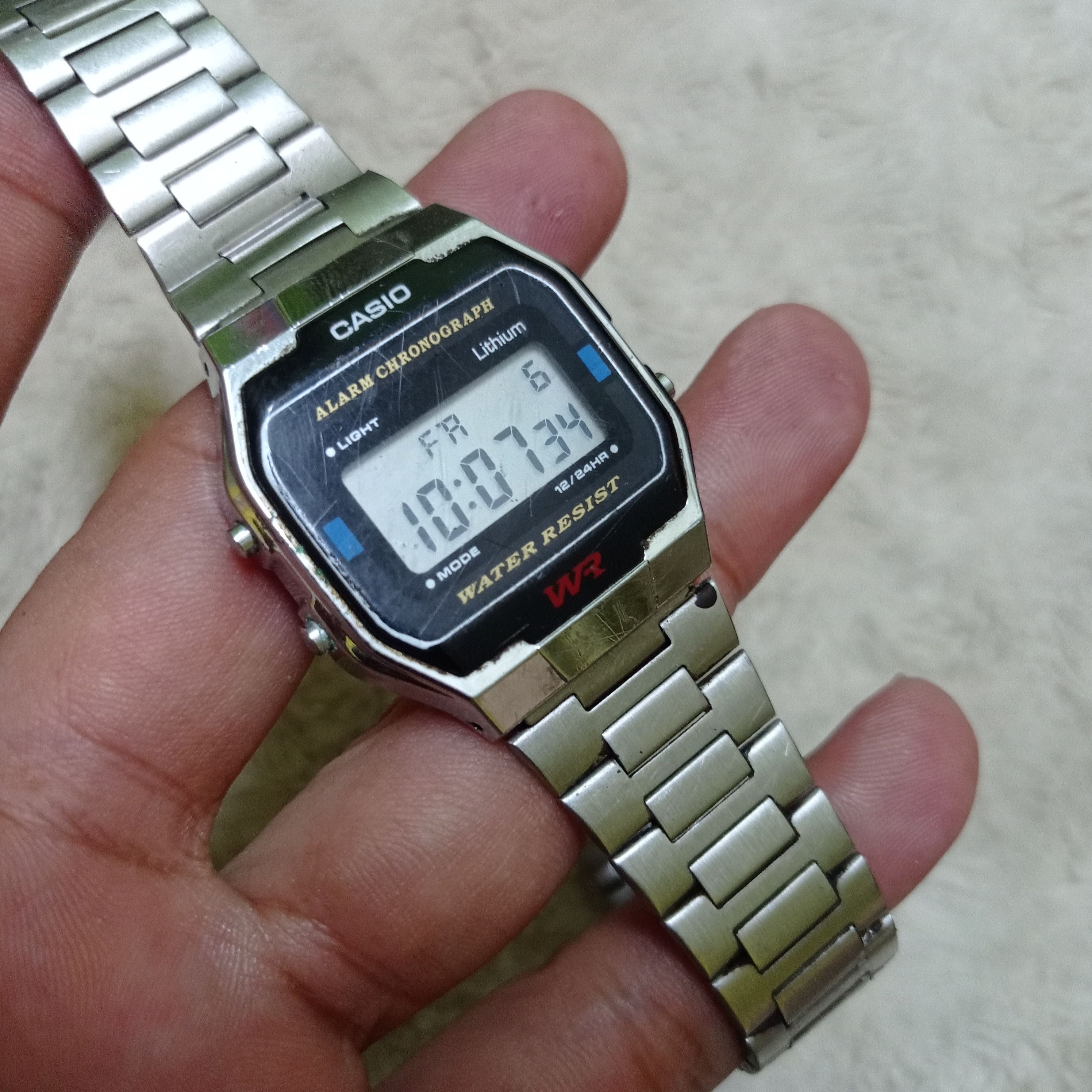 Casio Retro Casio Digital (A163W), ASSEMBLY IN MALAYSIA Size ONE SIZE - 4 Thumbnail