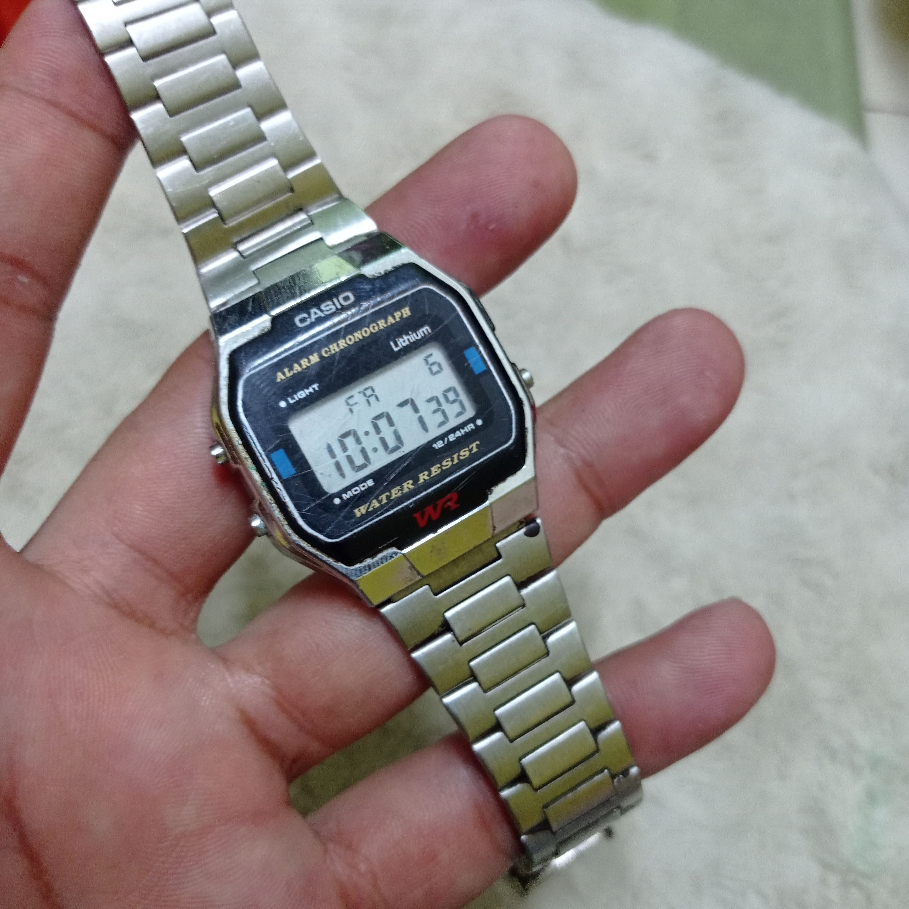 Casio Retro Casio Digital (A163W), ASSEMBLY IN MALAYSIA Size ONE SIZE - 10 Thumbnail