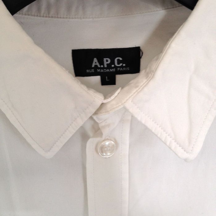 A.P.C. White Shirt Size US L / EU 52-54 / 3 - 8 Preview