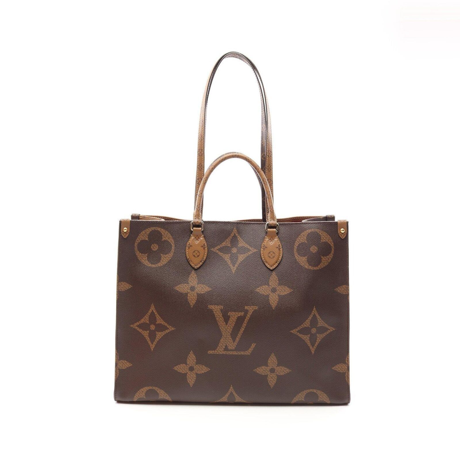 LOUIS VUITTON On The Go GM Monogram Giant Reverse Canvas Tote