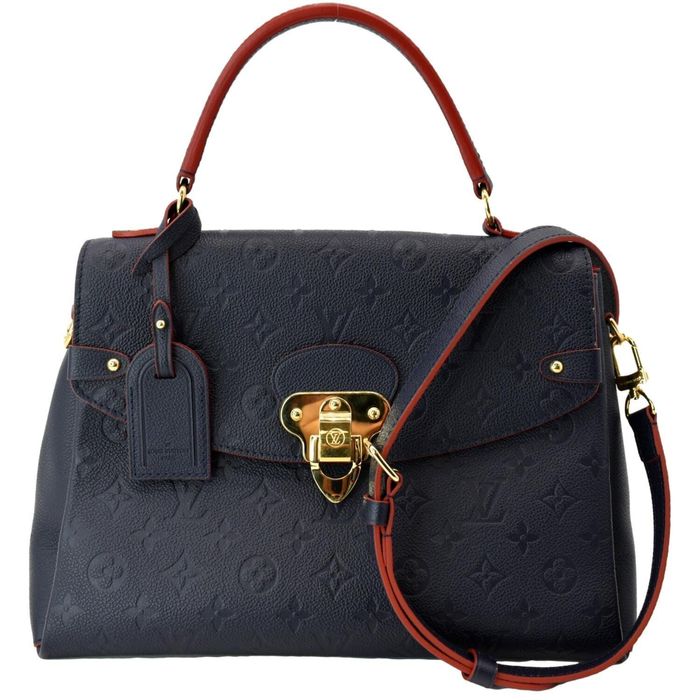 Louis Vuitton, Bags, Authentic Louis Vuitton Georges Mm Navy Blue Purse