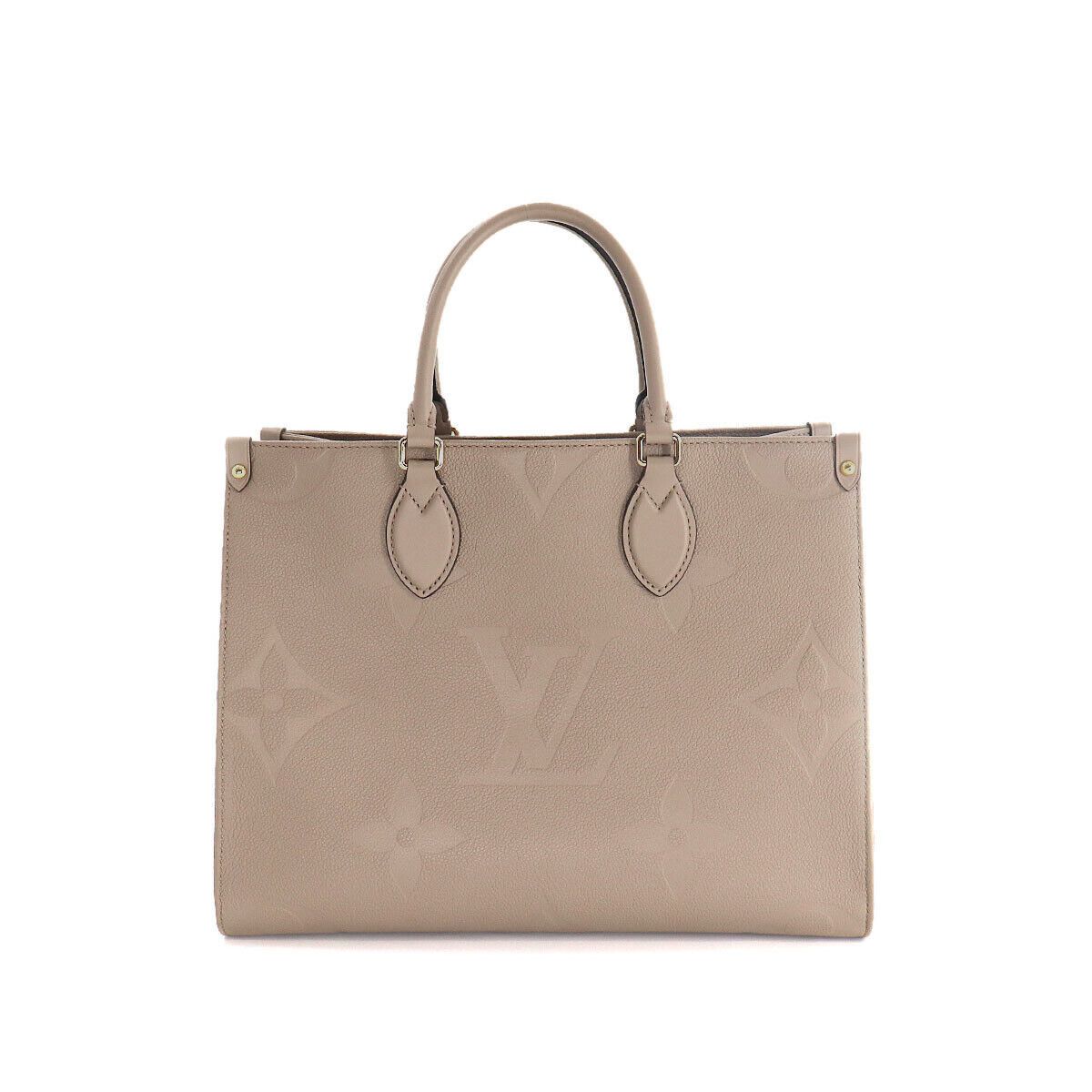 LOUIS VUITTON Monogram Empreinte On The Go MM Tote Shoulder Bag