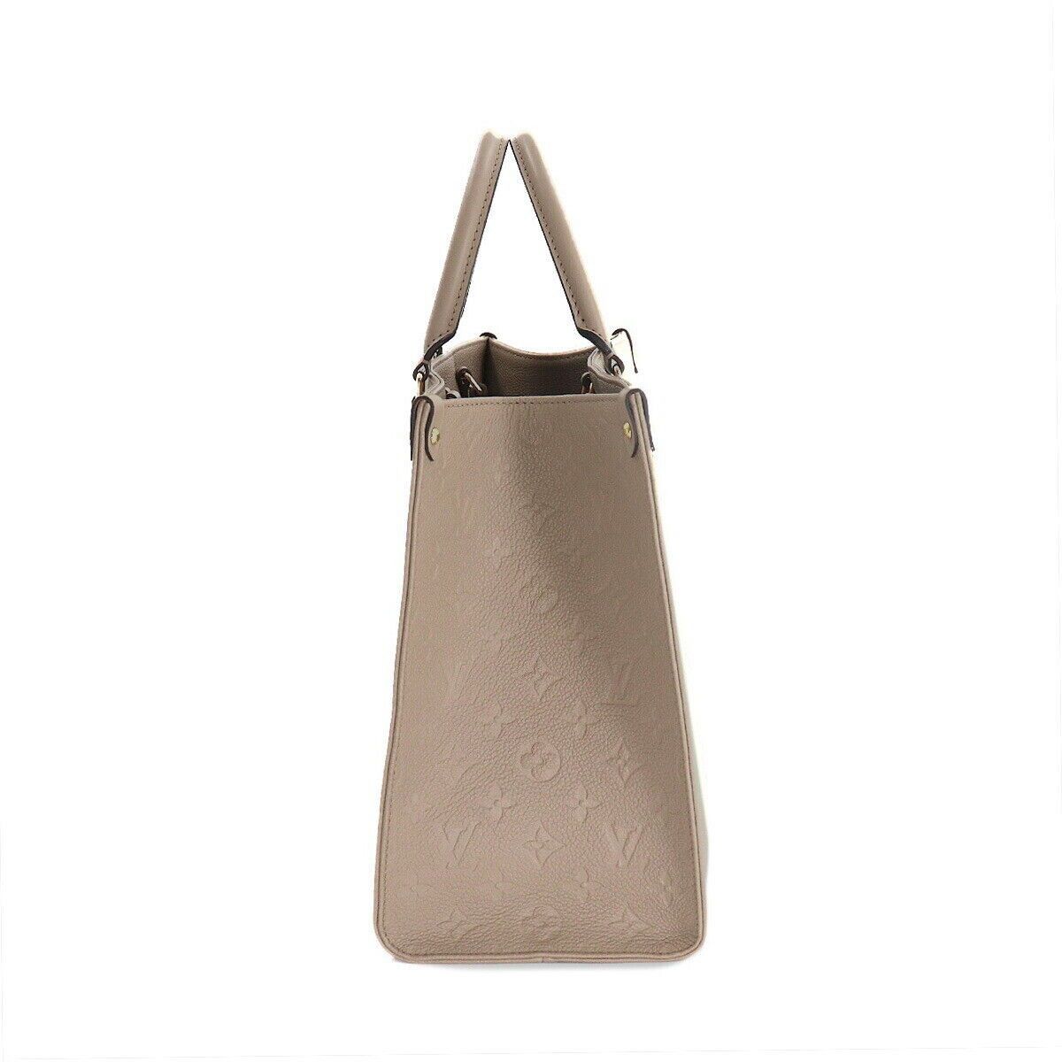 LOUIS VUITTON Monogram Empreinte On The Go MM Tote Shoulder Bag