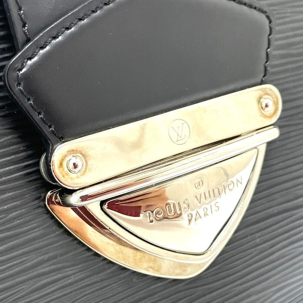 Louis Vuitton Sacmontaigne 2way Shoulder Hand Bag Epi Leather Black