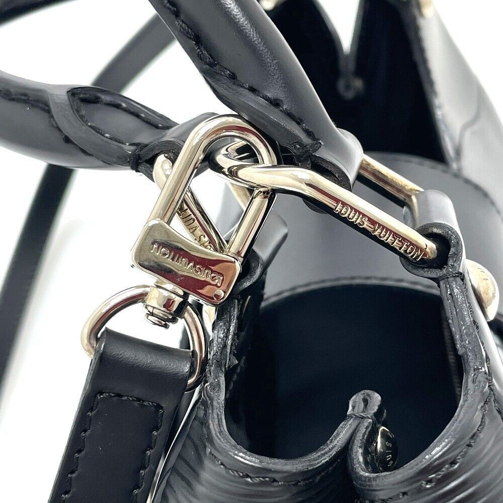 Louis Vuitton Sacmontaigne 2way Shoulder Hand Bag Epi Leather Black