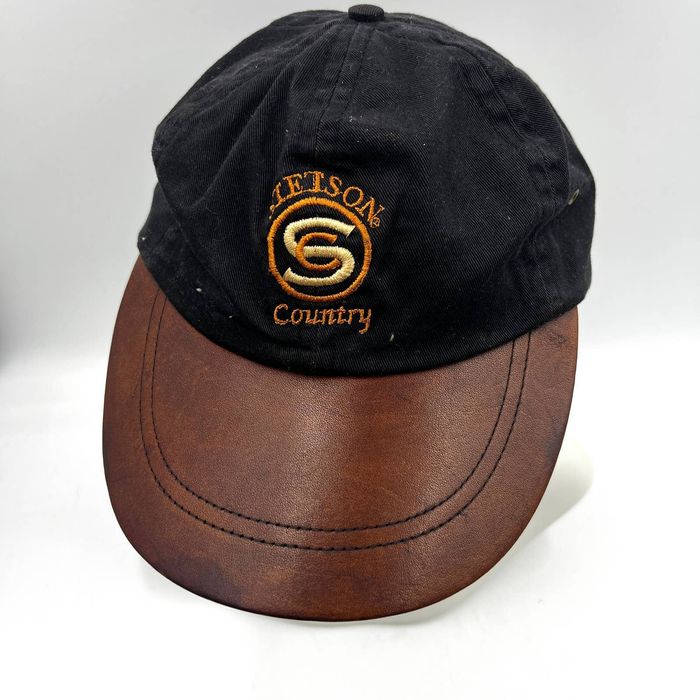 Stetson Stetson Country Baseball Cap Hat Leather Brim Grailed