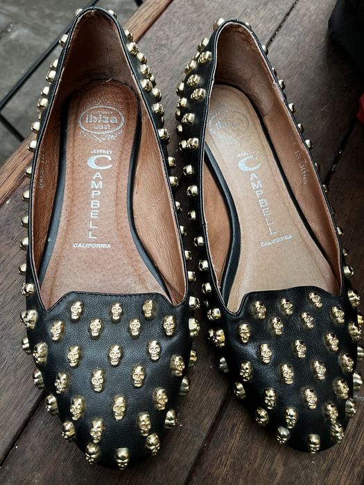 Jeffrey campbell cheap skull flats