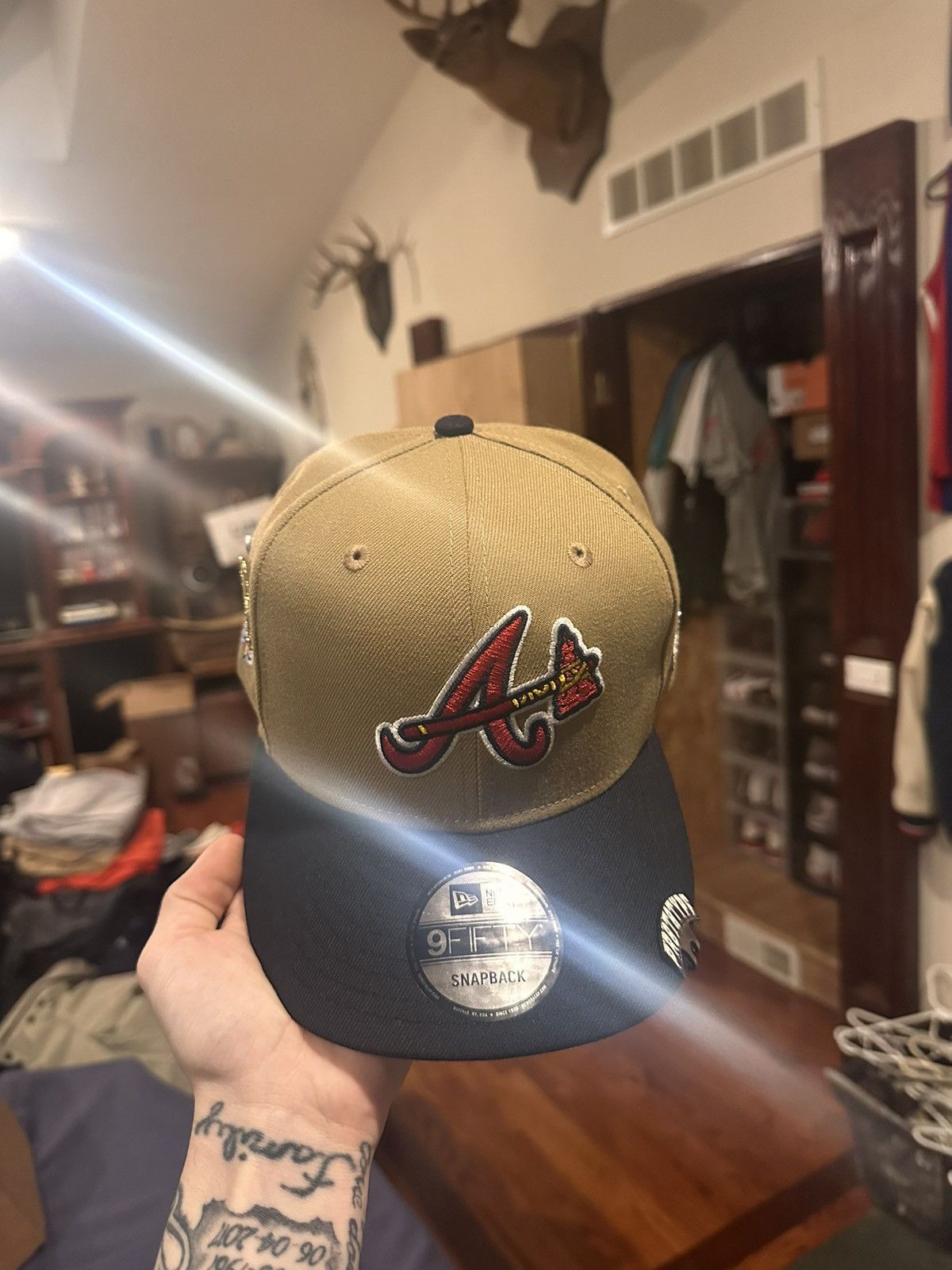 New Era New era 9fifty Atlanta Braves snapback Size ONE SIZE - 2 Thumbnail