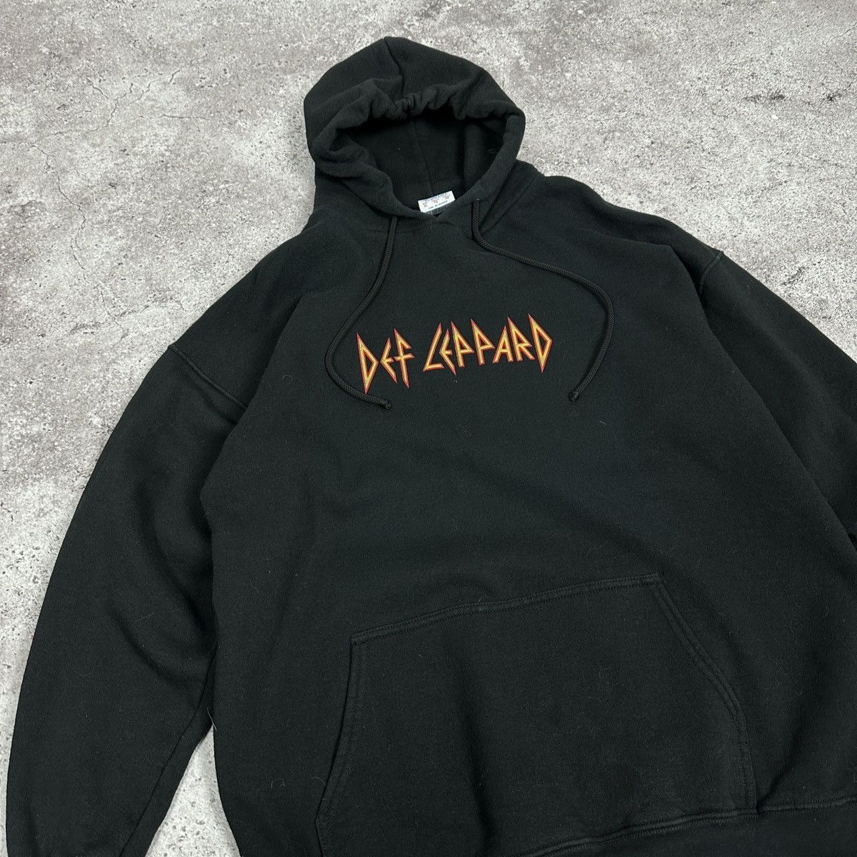 Def Leppard Vintage 90s Def Leppard AAA heavyweight hoodie rock band Size US XL / EU 56 / 4 - 3 Thumbnail