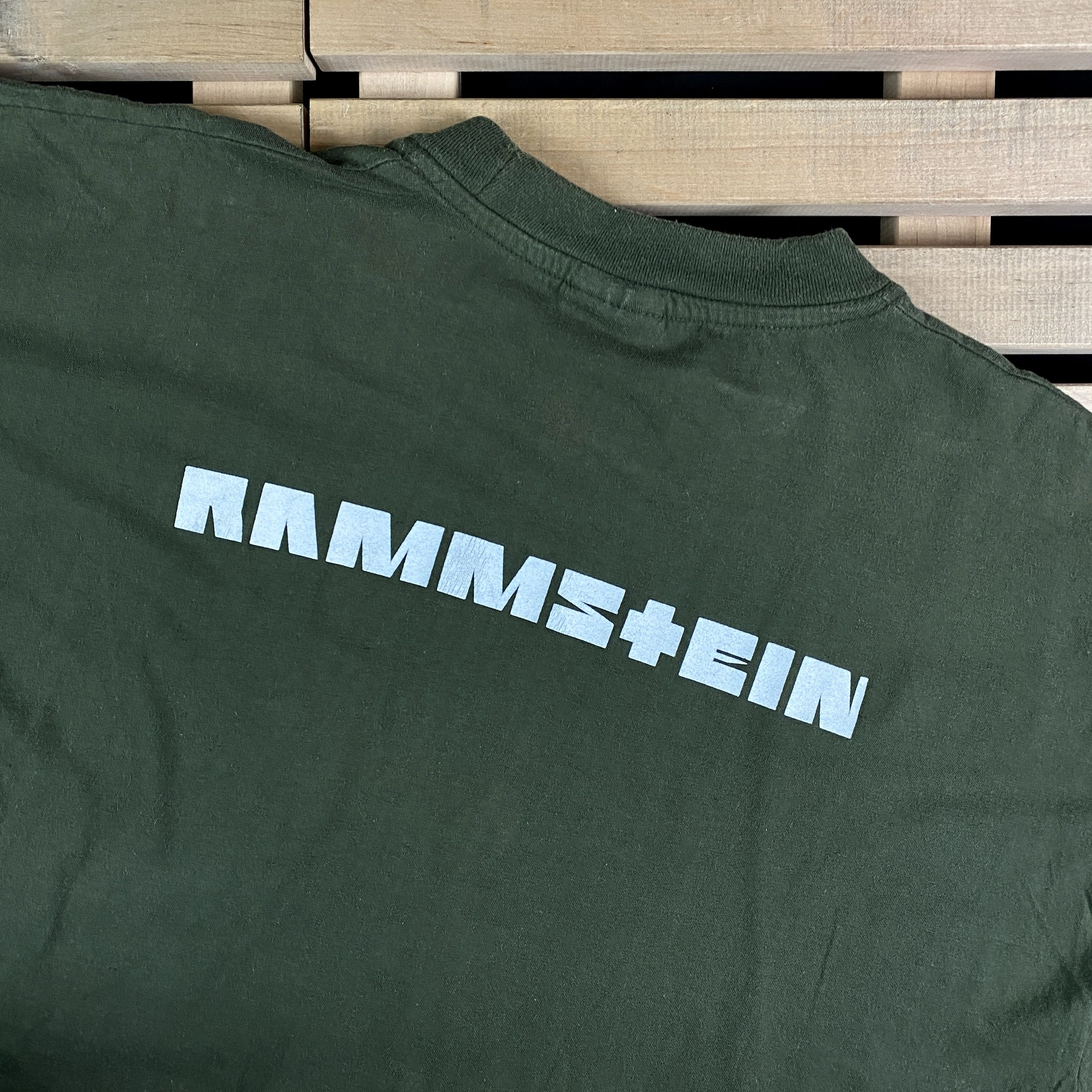 Band Tees × Vintage Mens T-Shirt Rammstein Vintage Size XL Size US XL / EU 56 / 4 - 4 Thumbnail