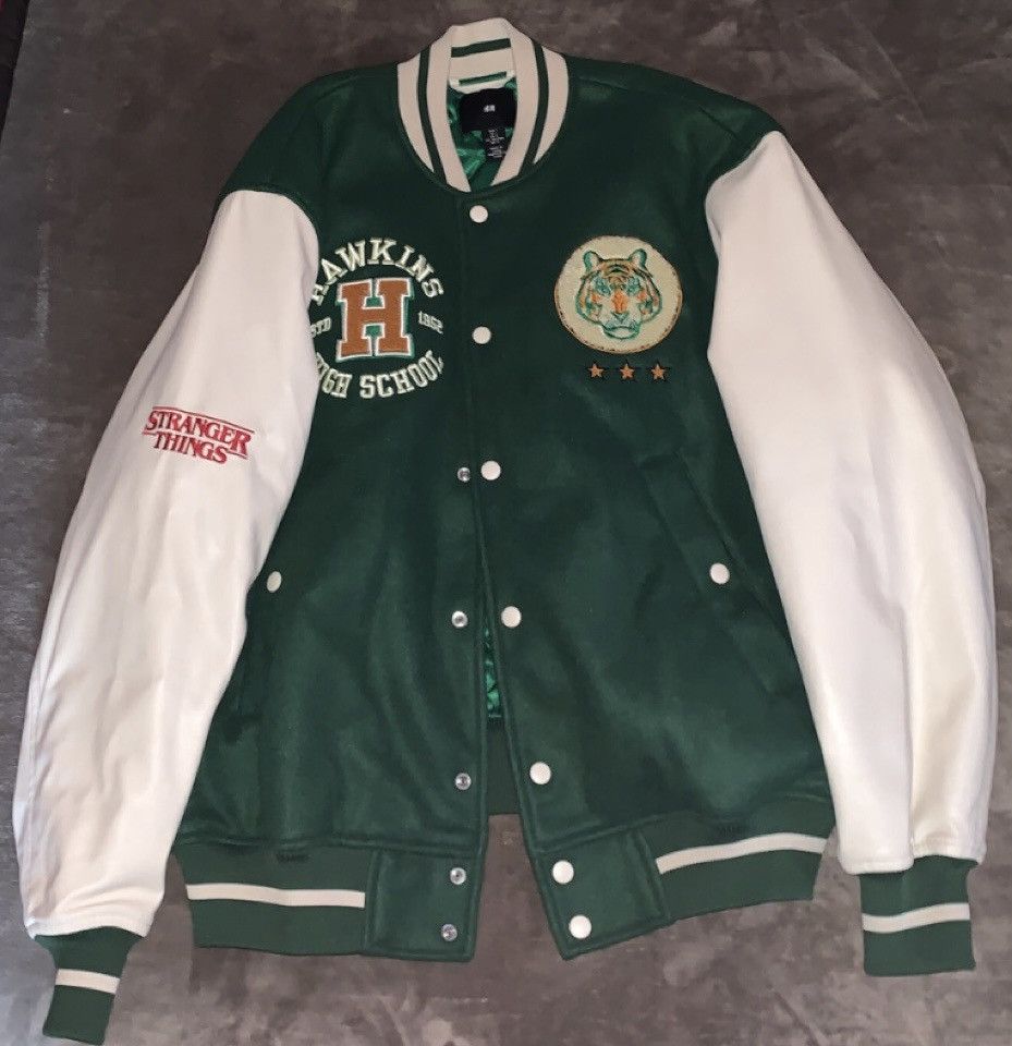 Vintage H&M x Stranger Things Varsity Jacket | Grailed