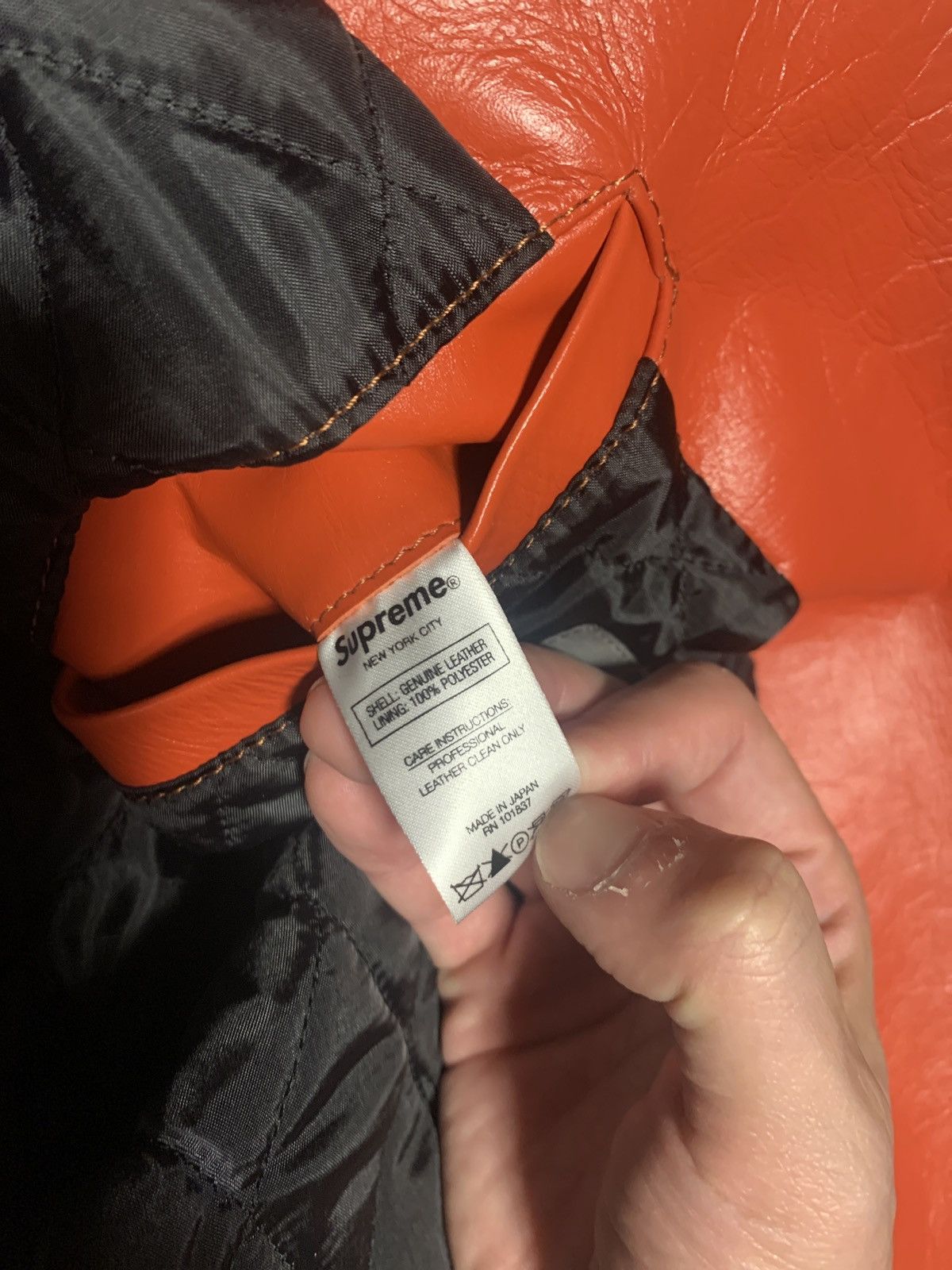Supreme × Yohji Yamamoto YOHJI SUPREME LEATHER JACKET Size US L / EU 52-54 / 3 - 5 Thumbnail