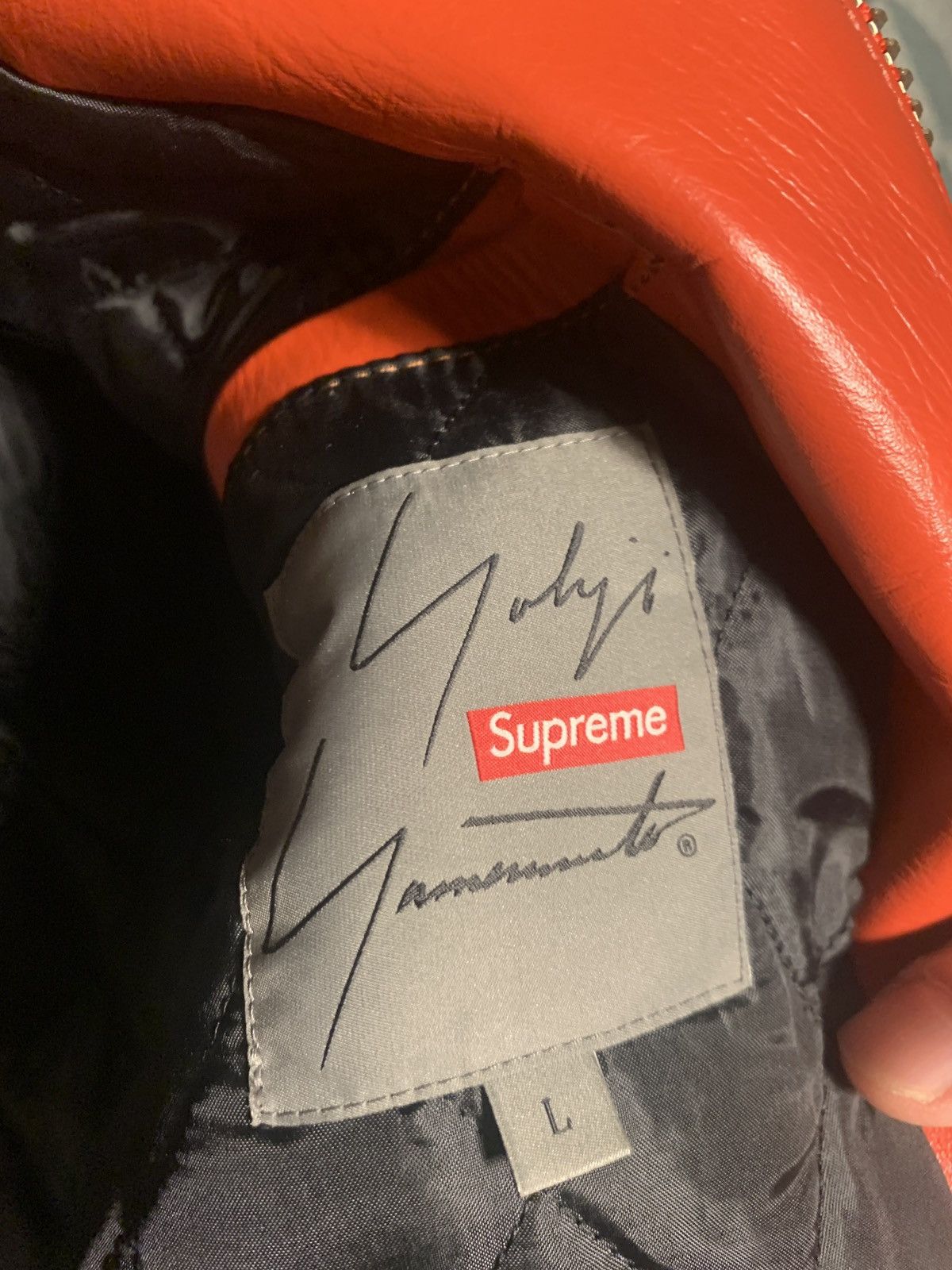 Supreme × Yohji Yamamoto YOHJI SUPREME LEATHER JACKET Size US L / EU 52-54 / 3 - 4 Thumbnail