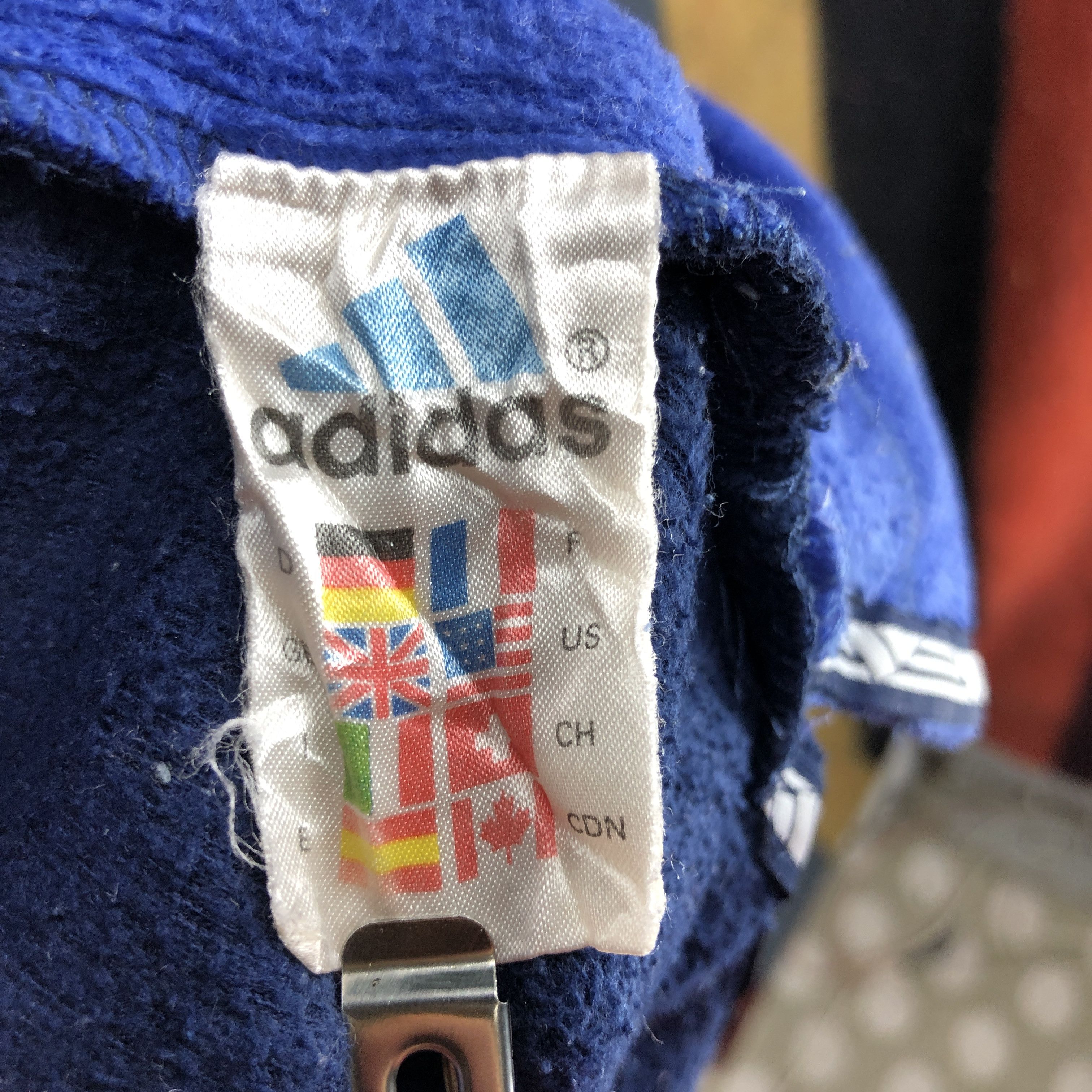 Adidas Vintage ADIDAS THREE STRIPE Turtle Neck Fleece #0121/F Size US XL / EU 56 / 4 - 5 Thumbnail