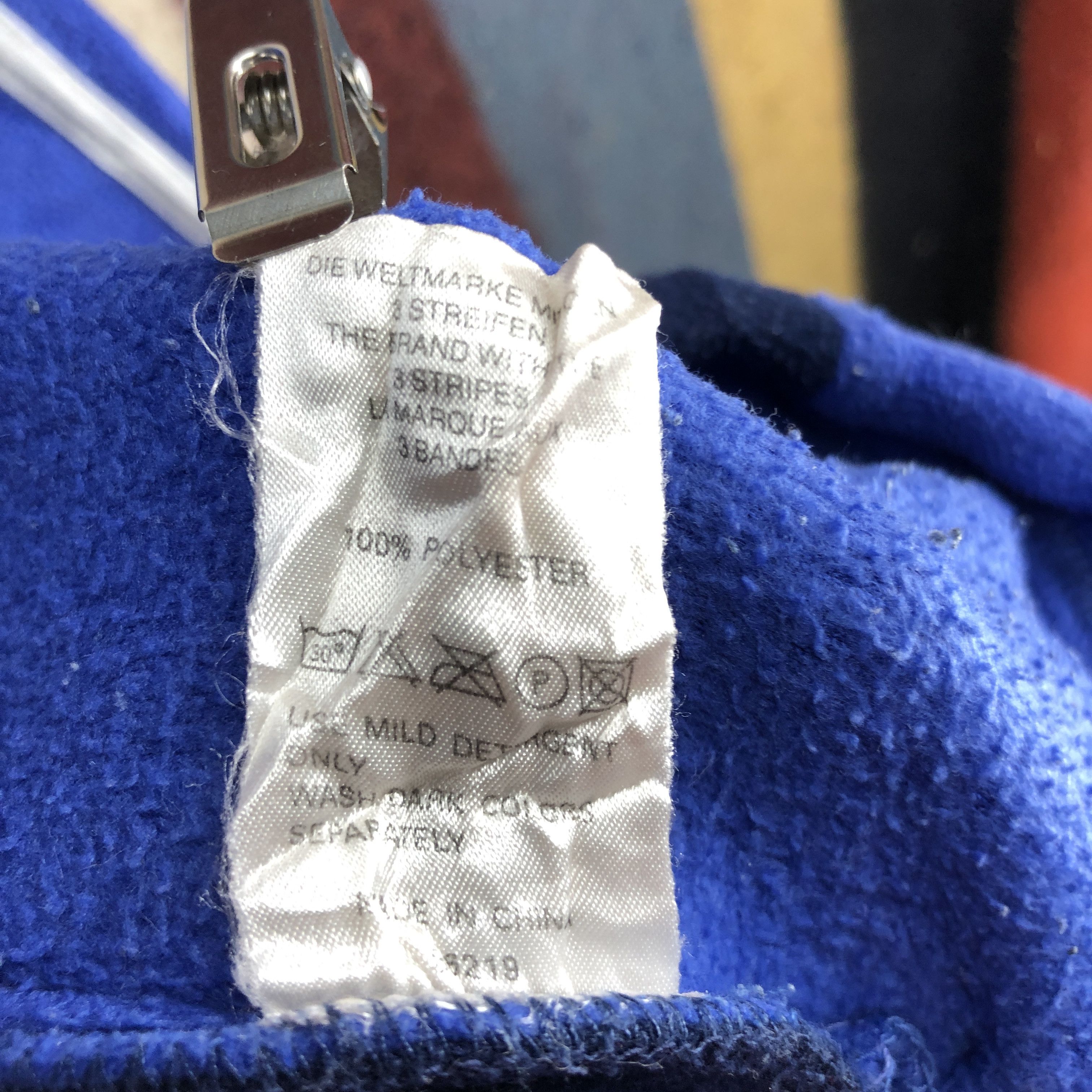 Adidas Vintage ADIDAS THREE STRIPE Turtle Neck Fleece #0121/F Size US XL / EU 56 / 4 - 6 Thumbnail