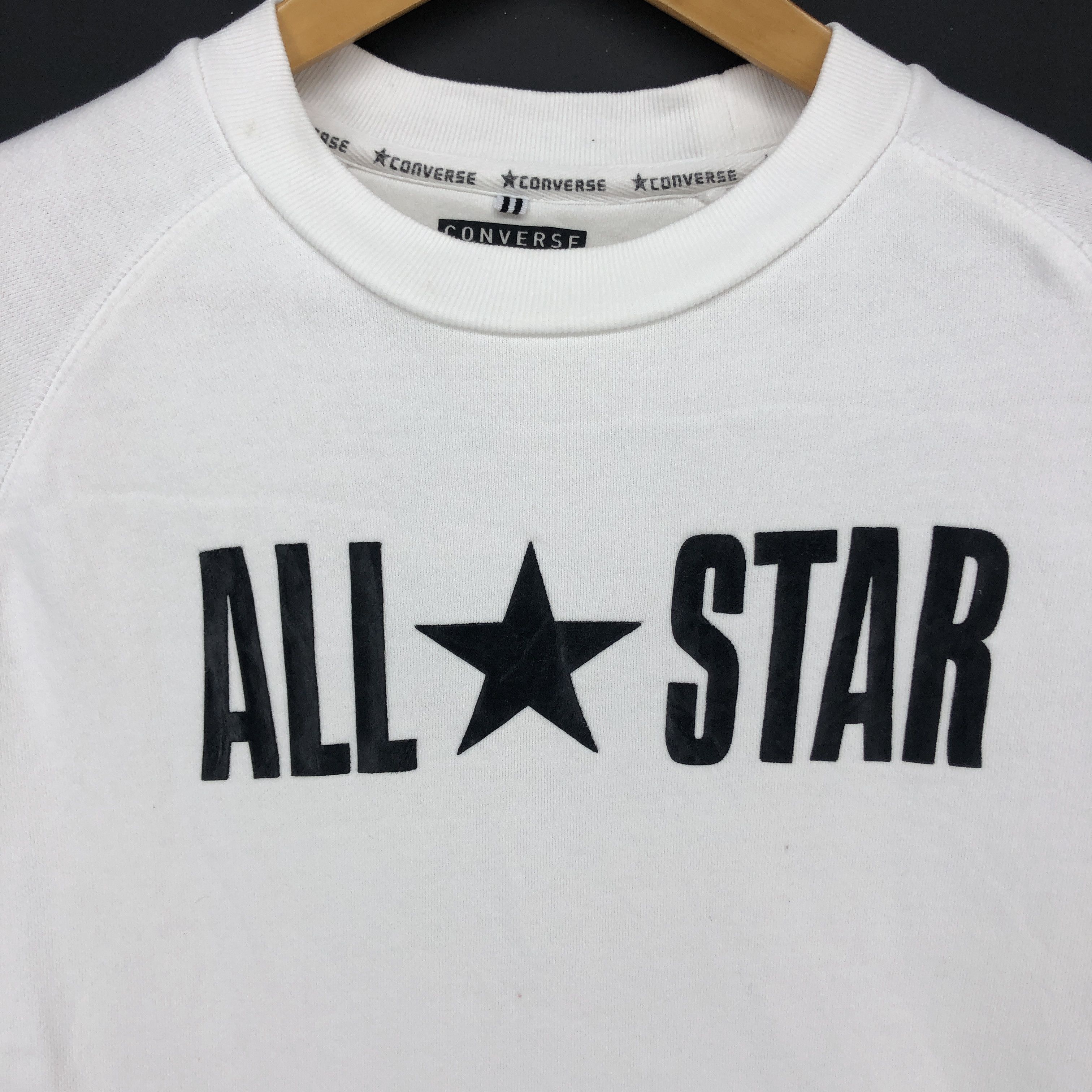 Converse CONVERSE ALL STAR Crew Neck Sweatshirt #1427-51 Size US M / EU 48-50 / 2 - 2 Thumbnail