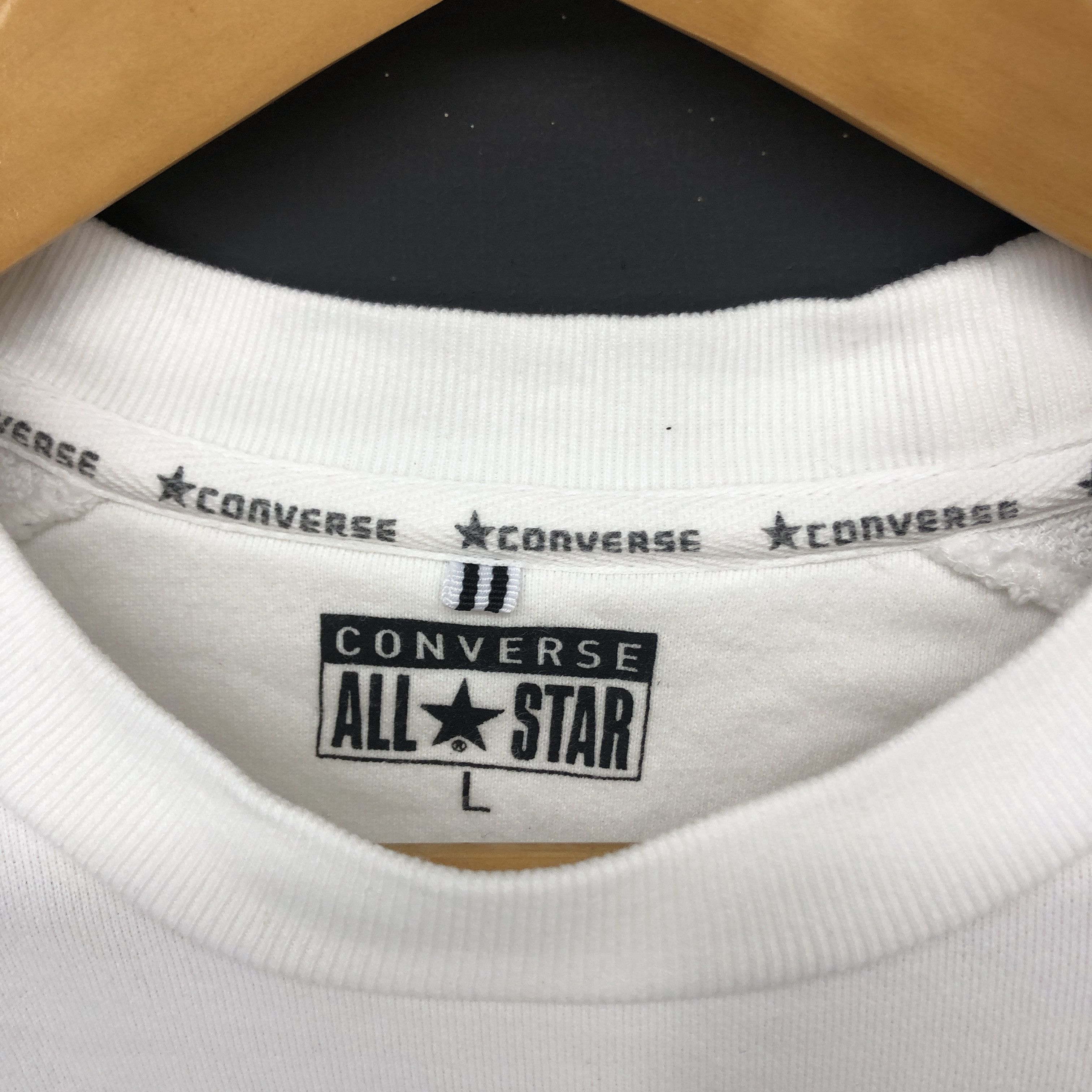Converse CONVERSE ALL STAR Crew Neck Sweatshirt #1427-51 Size US M / EU 48-50 / 2 - 4 Thumbnail