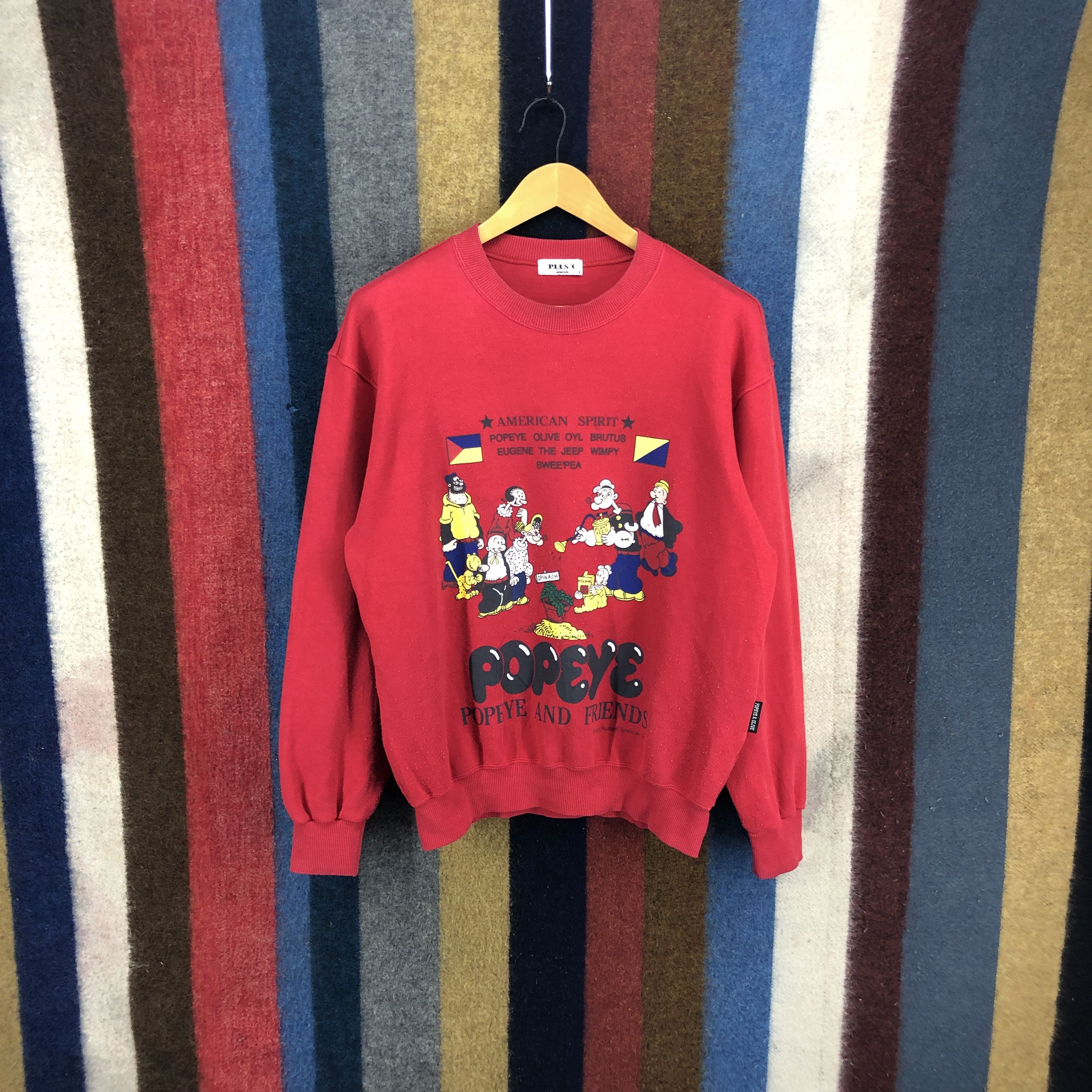 RENOWN POPEYE by PLUS ONE RENOWN Crew Neck Sweatshirt #0284/N Size US M / EU 48-50 / 2 - 1 Thumbnail