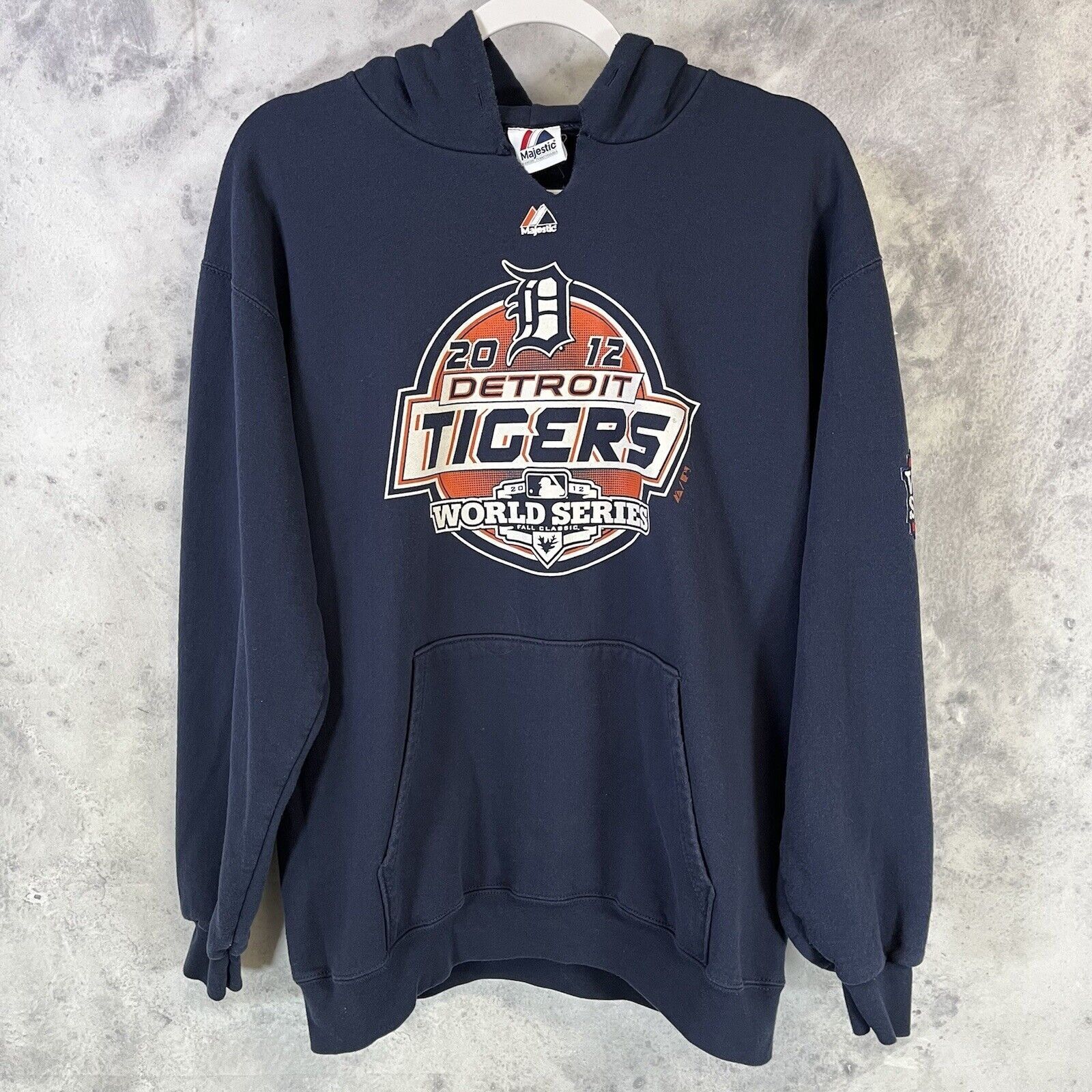 MLB × Majestic Detroit Tigers 2012 World Series Majestic Hoodie Sweatshirt Size US M / EU 48-50 / 2 - 1 Thumbnail