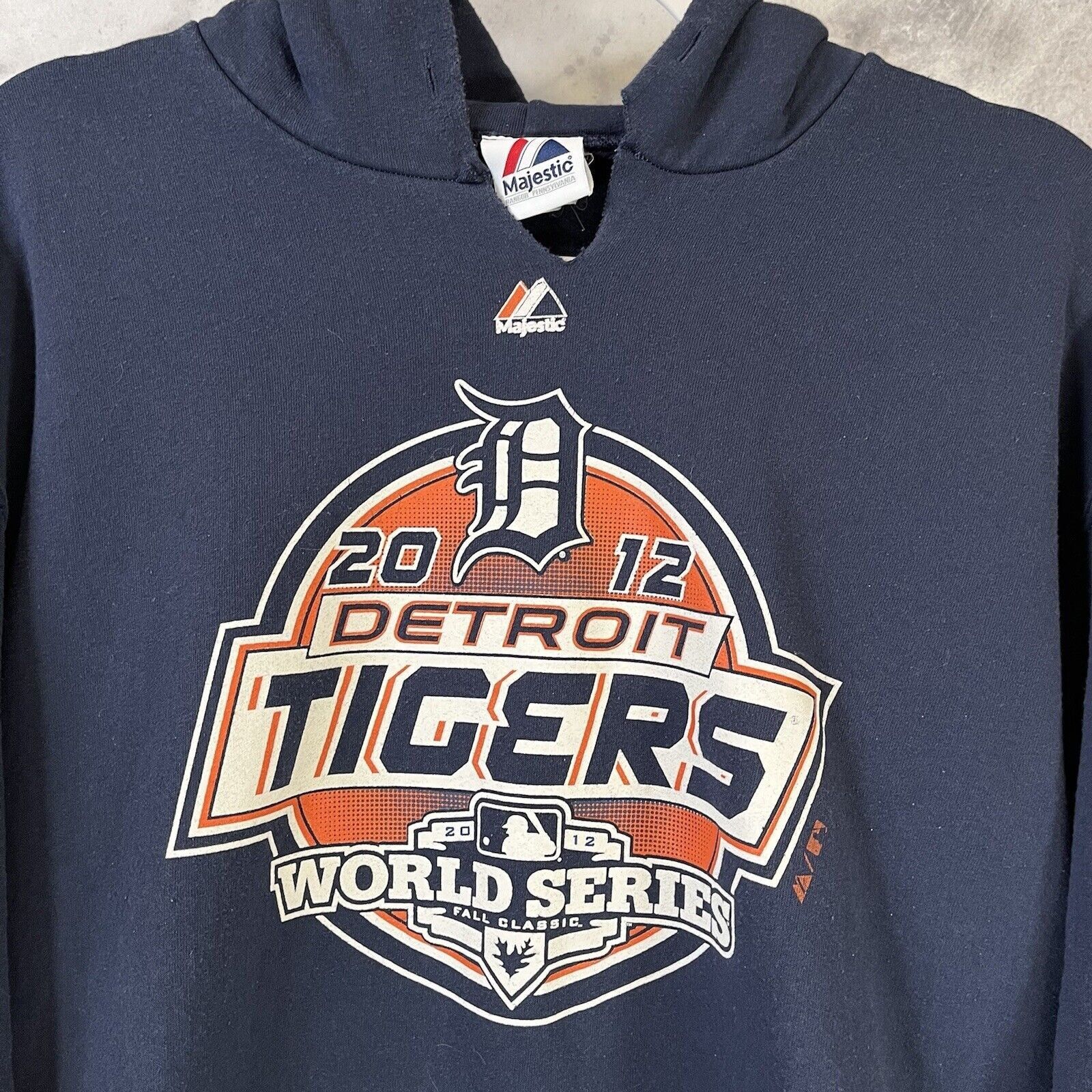 MLB × Majestic Detroit Tigers 2012 World Series Majestic Hoodie Sweatshirt Size US M / EU 48-50 / 2 - 5 Thumbnail