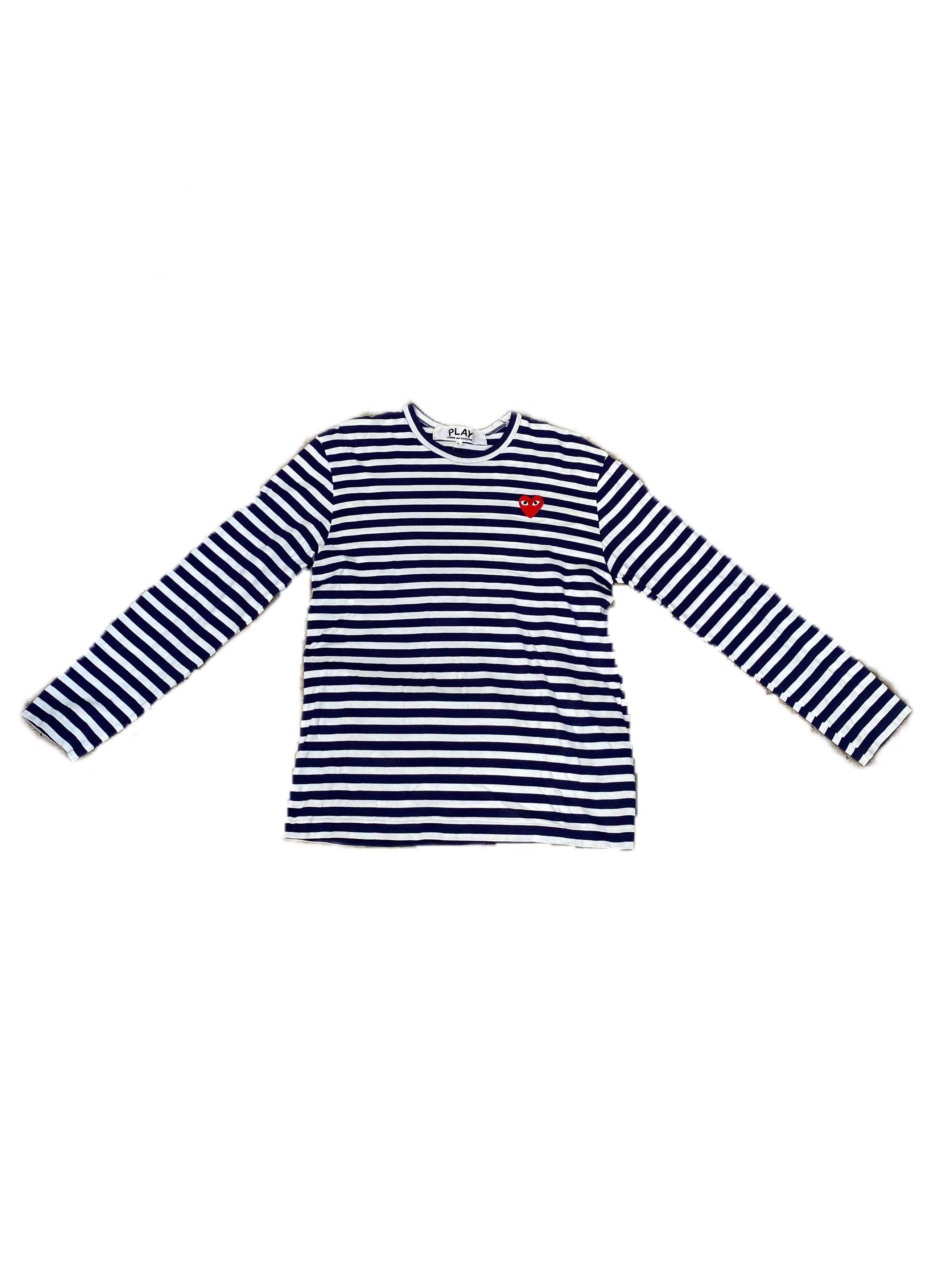Comme des Garçons Play Striped Longsleeve