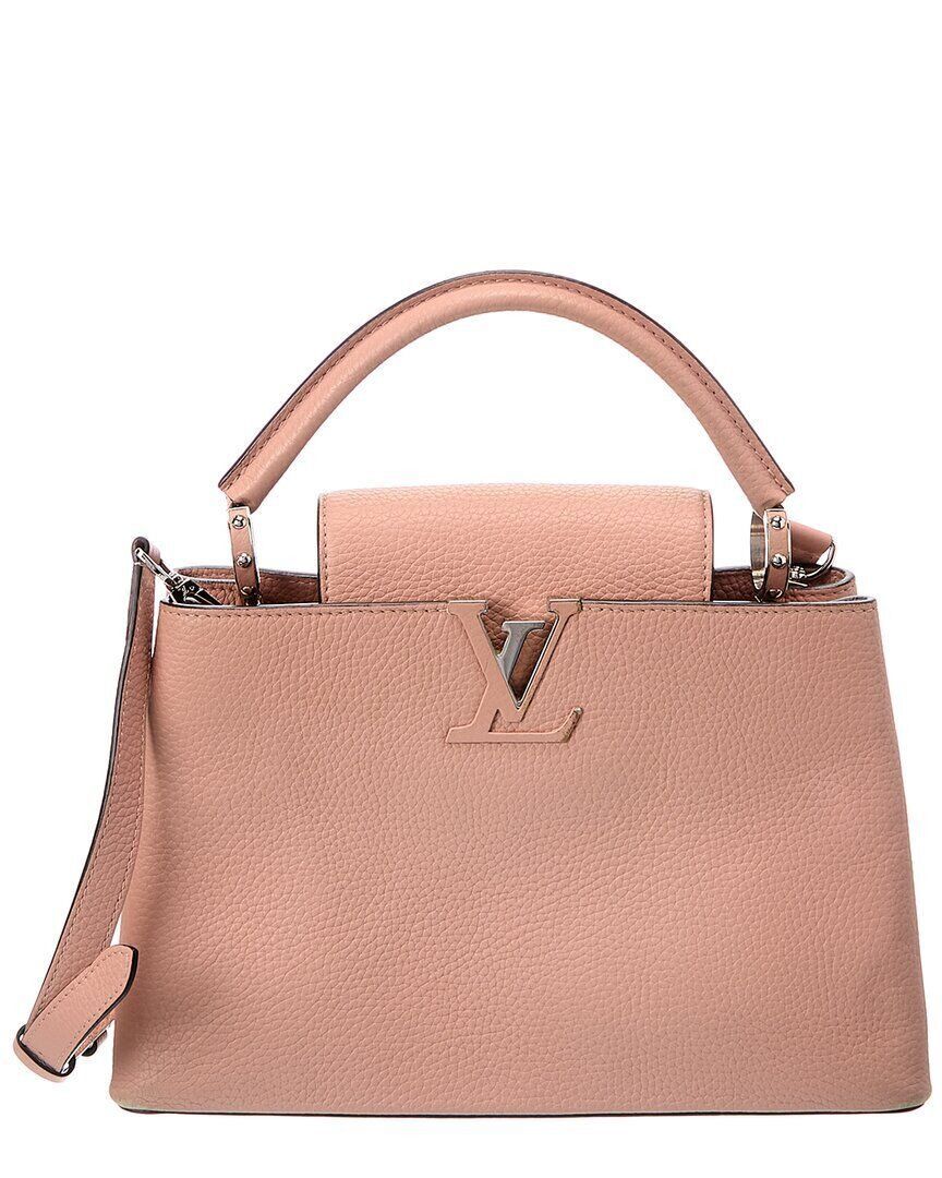 Louis Vuitton Magnolia Leather Capucines PM Pink