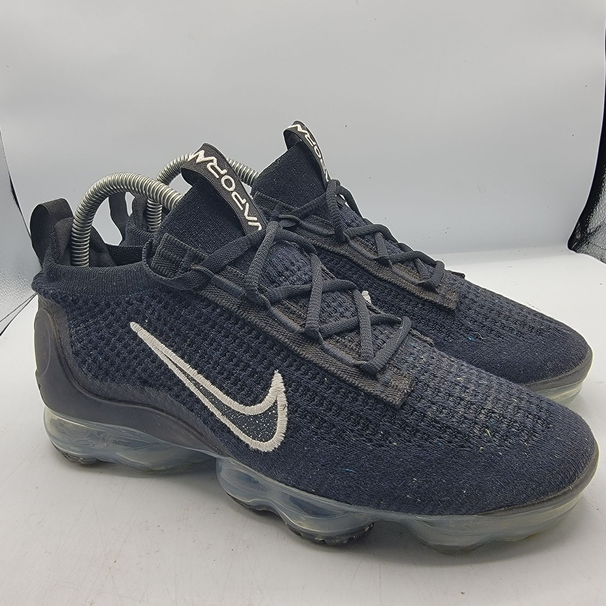 Nike Air VaporMax Flyknit 2021 Womens Size 8 Black Speckled