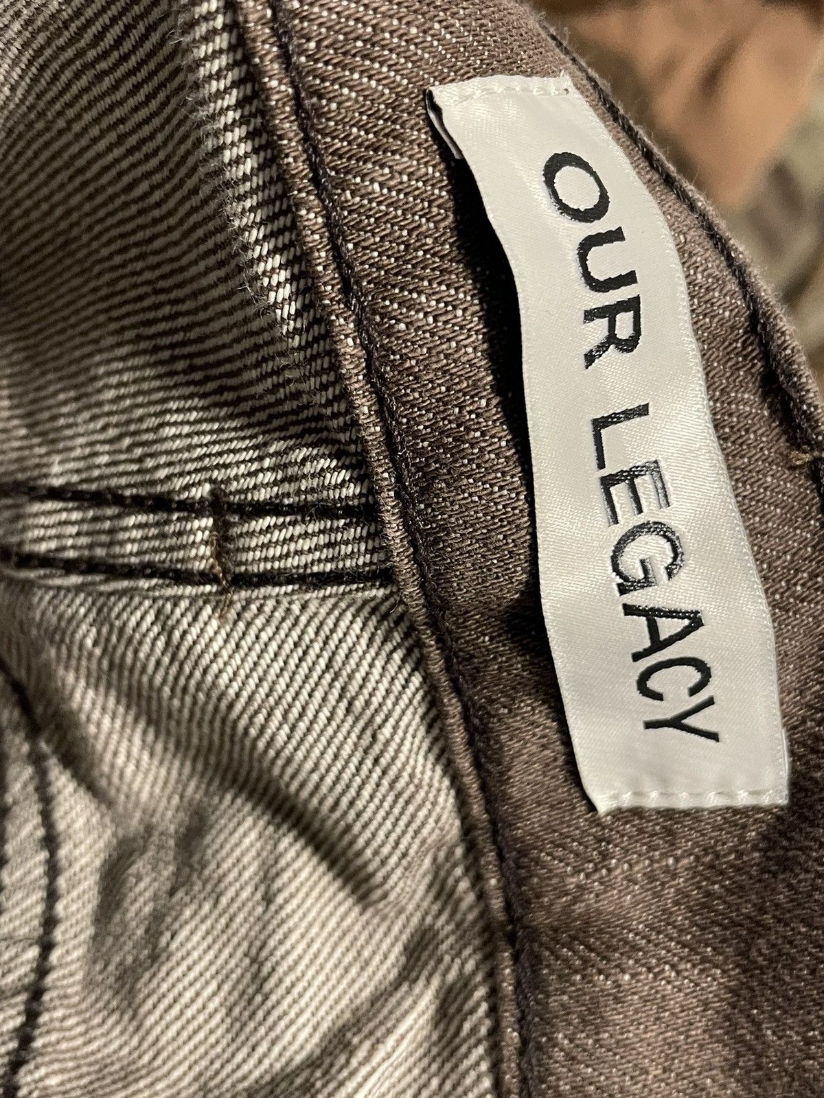 Our Legacy Our Legacy Formal Cut Brown Denim Size US 31 - 5 Thumbnail