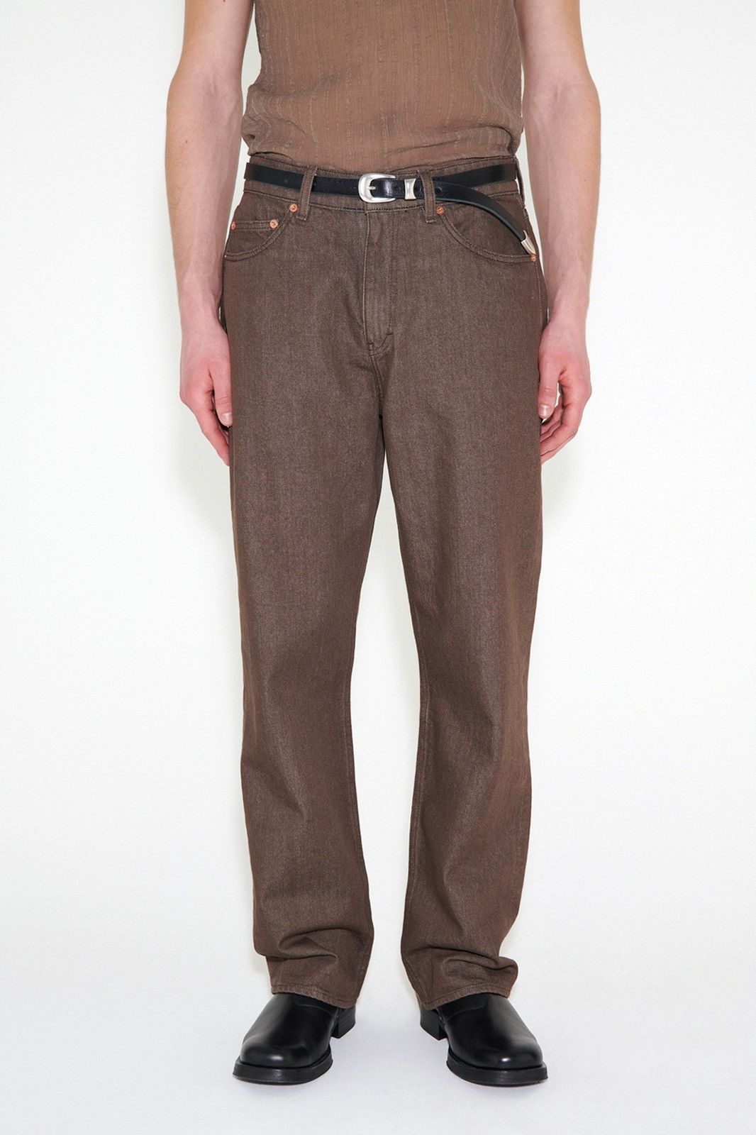 Our Legacy Our Legacy Formal Cut Brown Denim Size US 31 - 1 Thumbnail