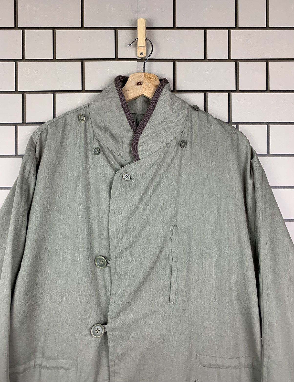 Japanese Brand × Kansai Yamamoto × Vintage Vintage Japanese Brand Kansai Man Long Jacket Size US L / EU 52-54 / 3 - 6 Thumbnail