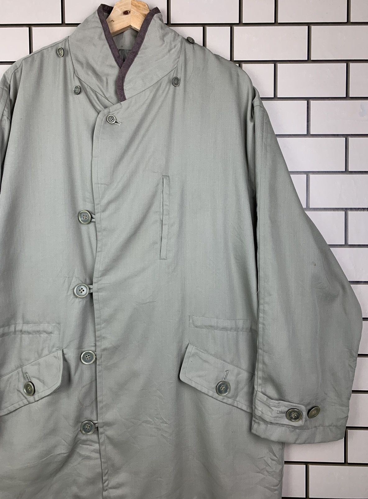 Japanese Brand × Kansai Yamamoto × Vintage Vintage Japanese Brand Kansai Man Long Jacket Size US L / EU 52-54 / 3 - 9 Thumbnail