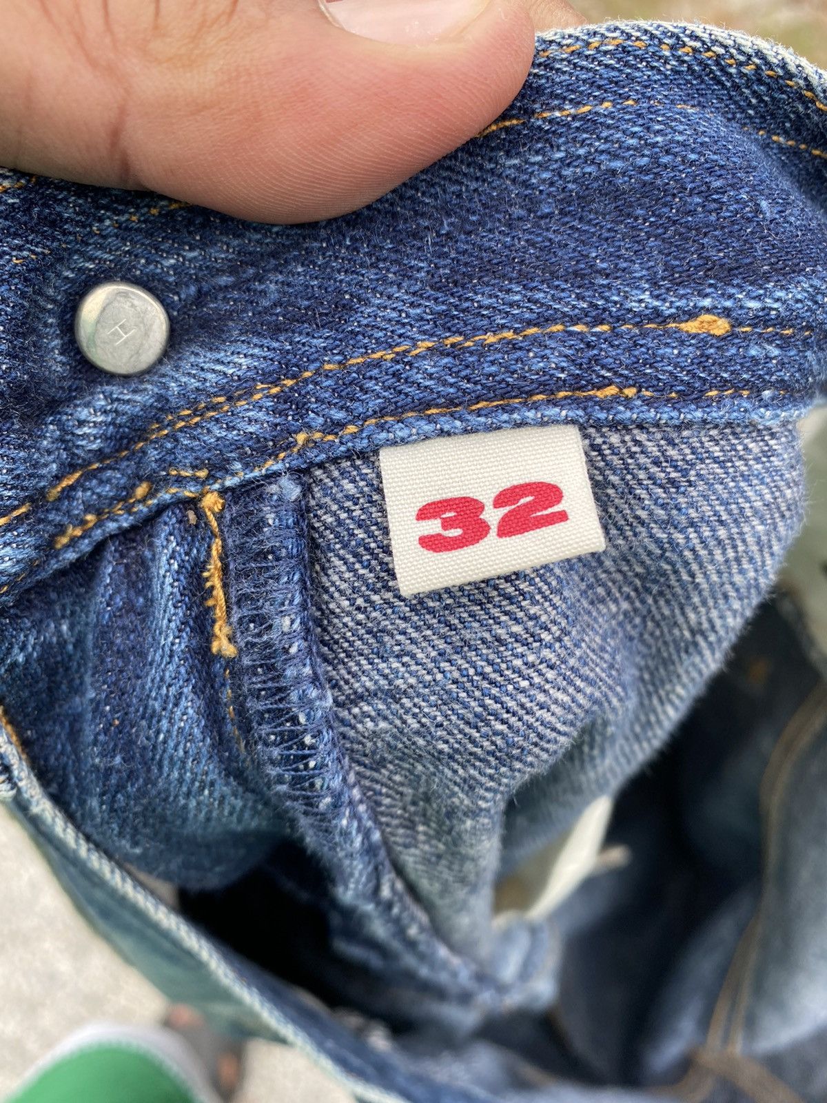 Blue Blue Japan Blue Blue Selvedge Jeans Made in Japan Size US 32 / EU 48 - 2 Thumbnail
